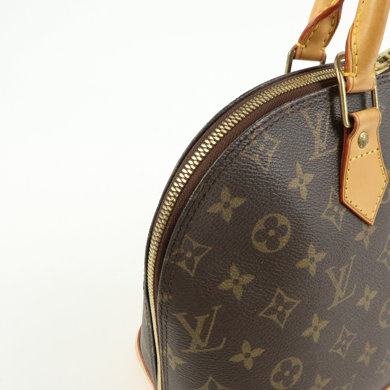 Louis Vuitton Monogram Alma PM Hand Bag Brown M51130
