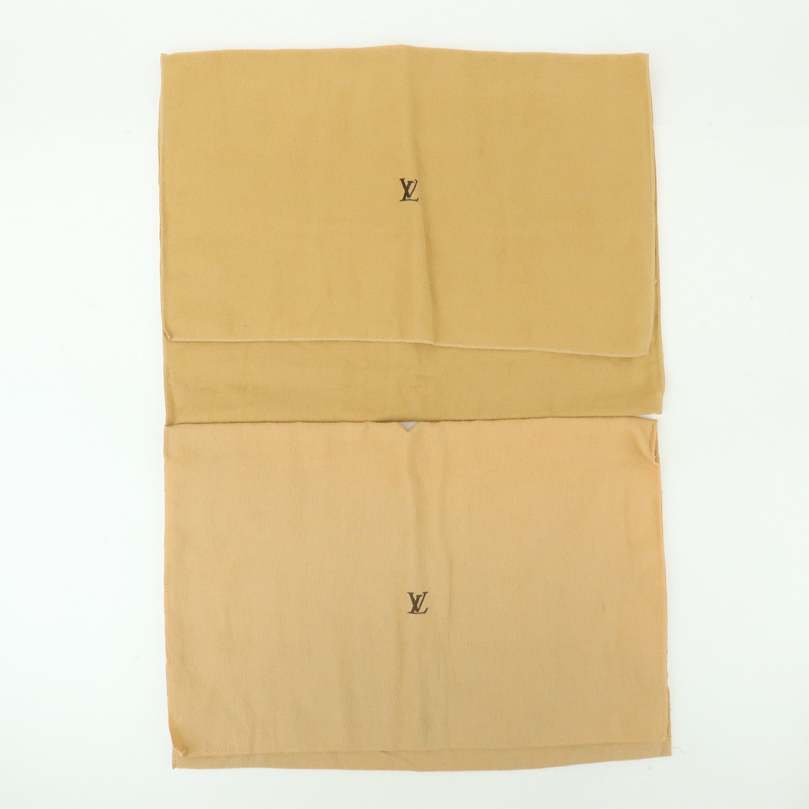 Loiuis Vuitton Set Of 15 Dust Bag Flap Style Beige Brown
