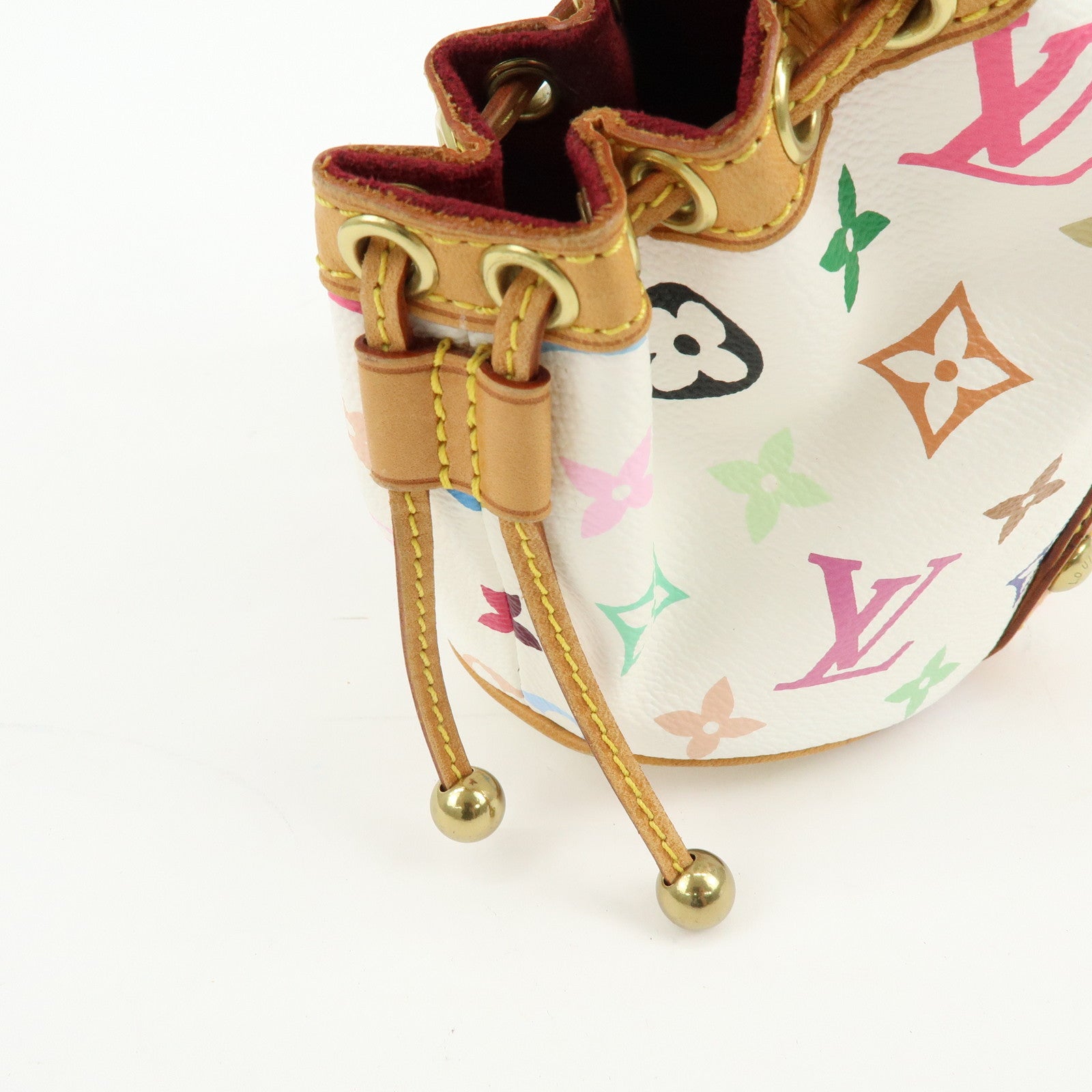 Louis Vuitton Monogram Multicolor Teda PM Hand Bag Blanc M92348
