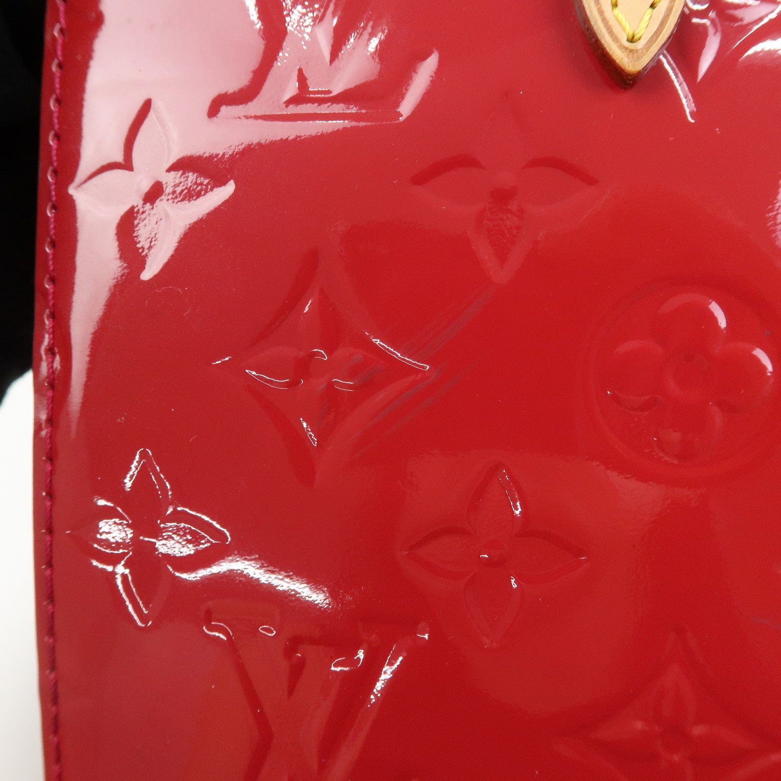 Louis Vuitton Monogram Vernis Catalina BB Hand Bag Rose Indien M90016