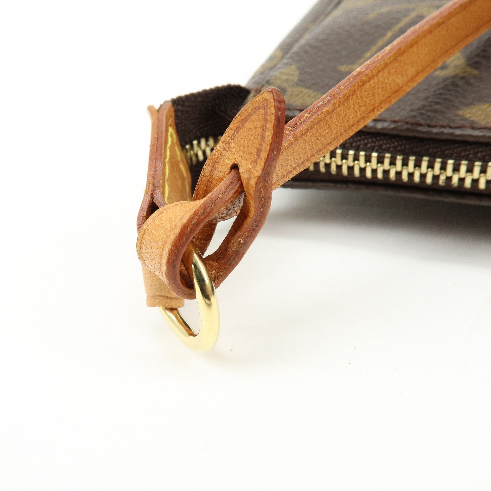 Louis Vuitton Monogram Pochette Accessoires Hand Bag Brown M51980
