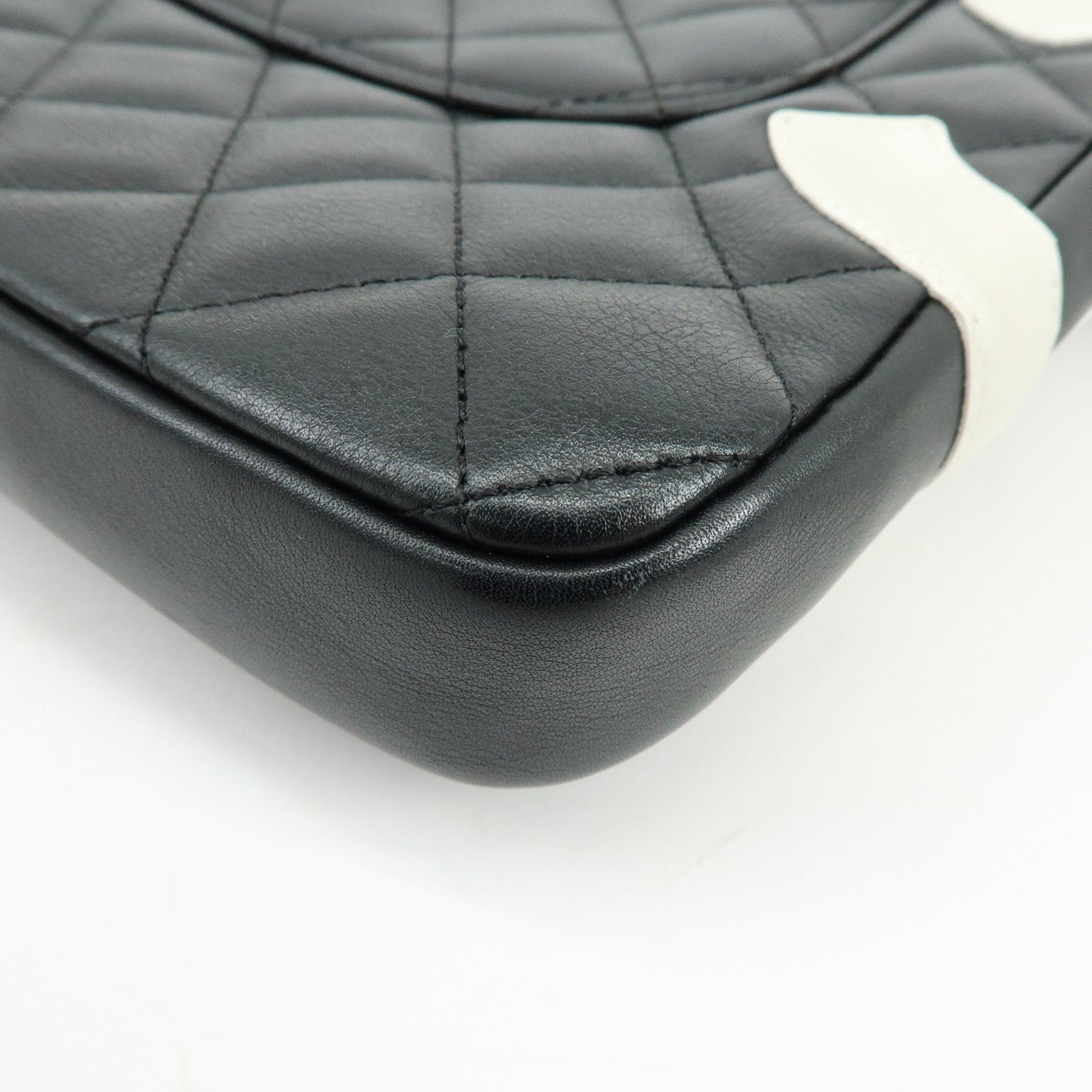 CHANEL Cambon Line Lambskin Medium Pochette Shoulder Bag A25178