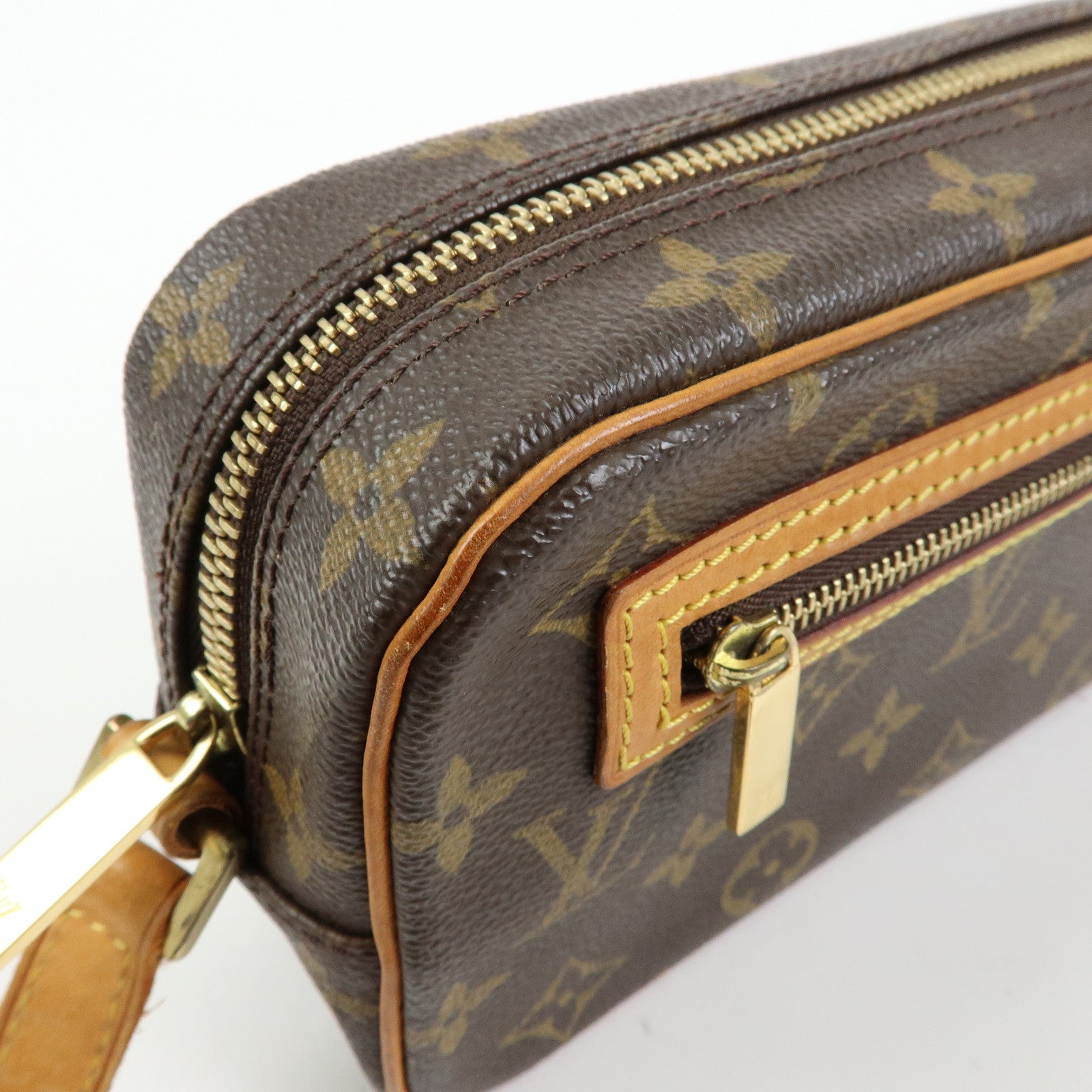 Louis Vuitton Monogram Pochette Cite Shoulder Bag Brown M51183