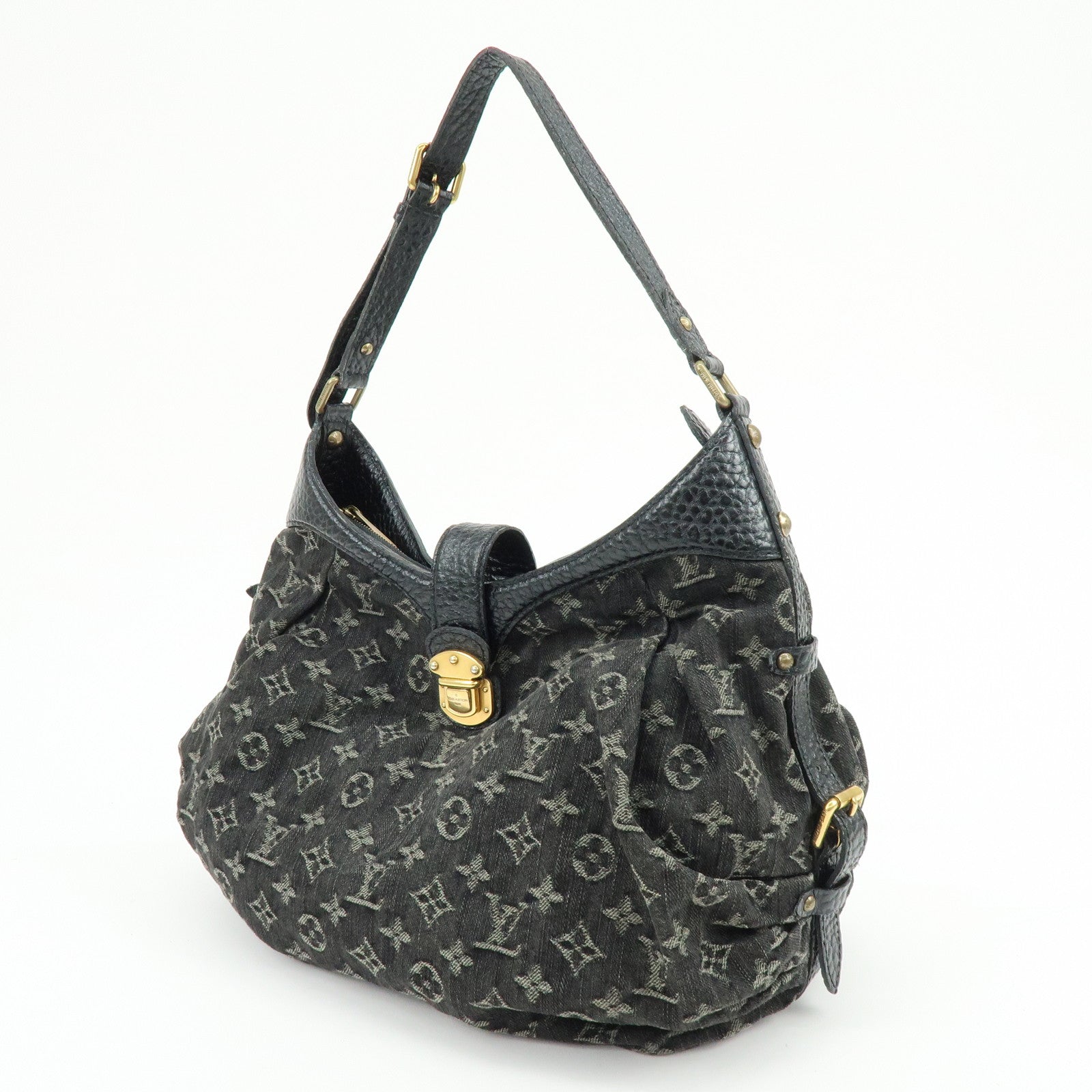 Louis Vuitton Monogram Denim XS Shoulder Crossbody Bag Noir M95608