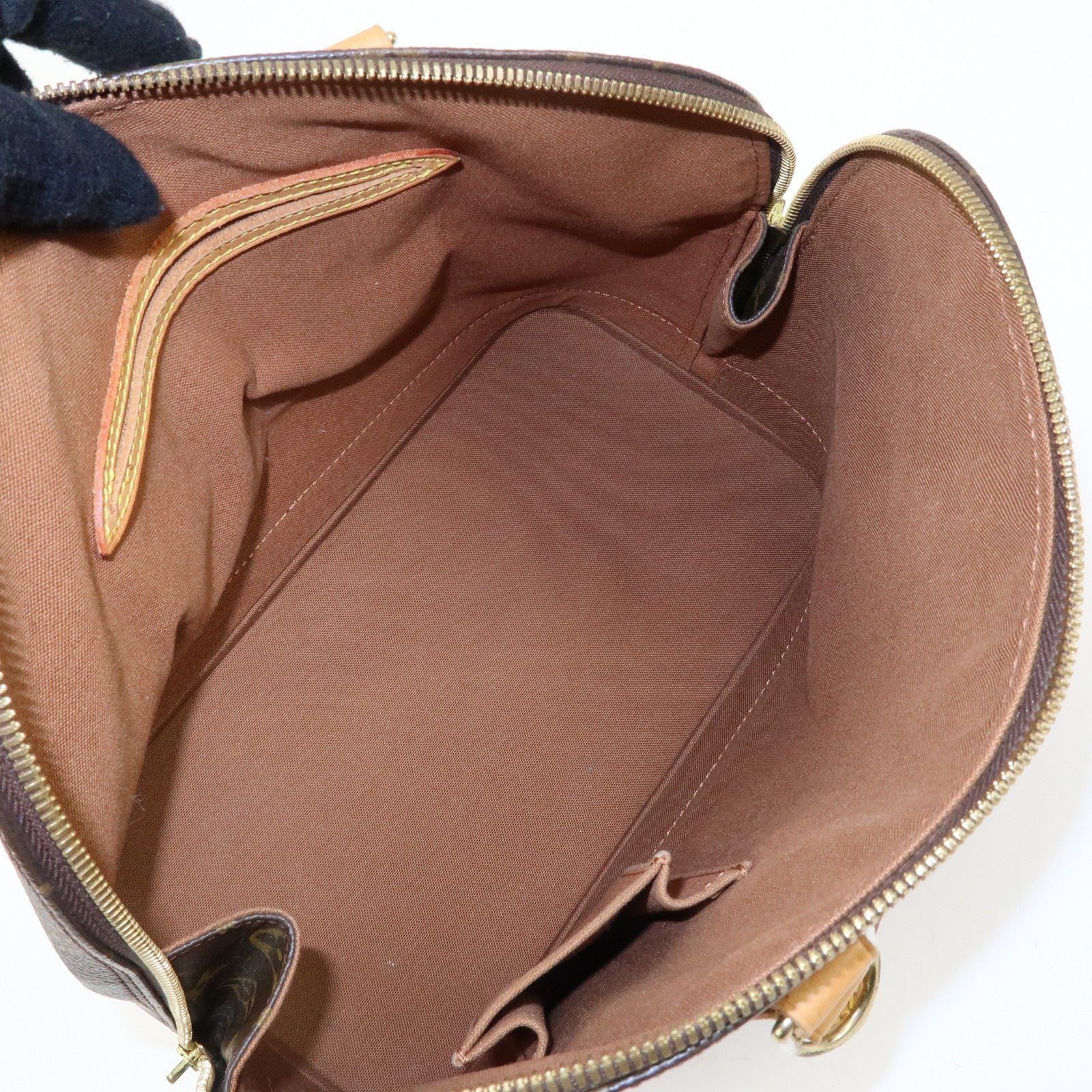 Louis Vuitton Monogram Alma PM Canvas Leather Hand Bag Brown M51130