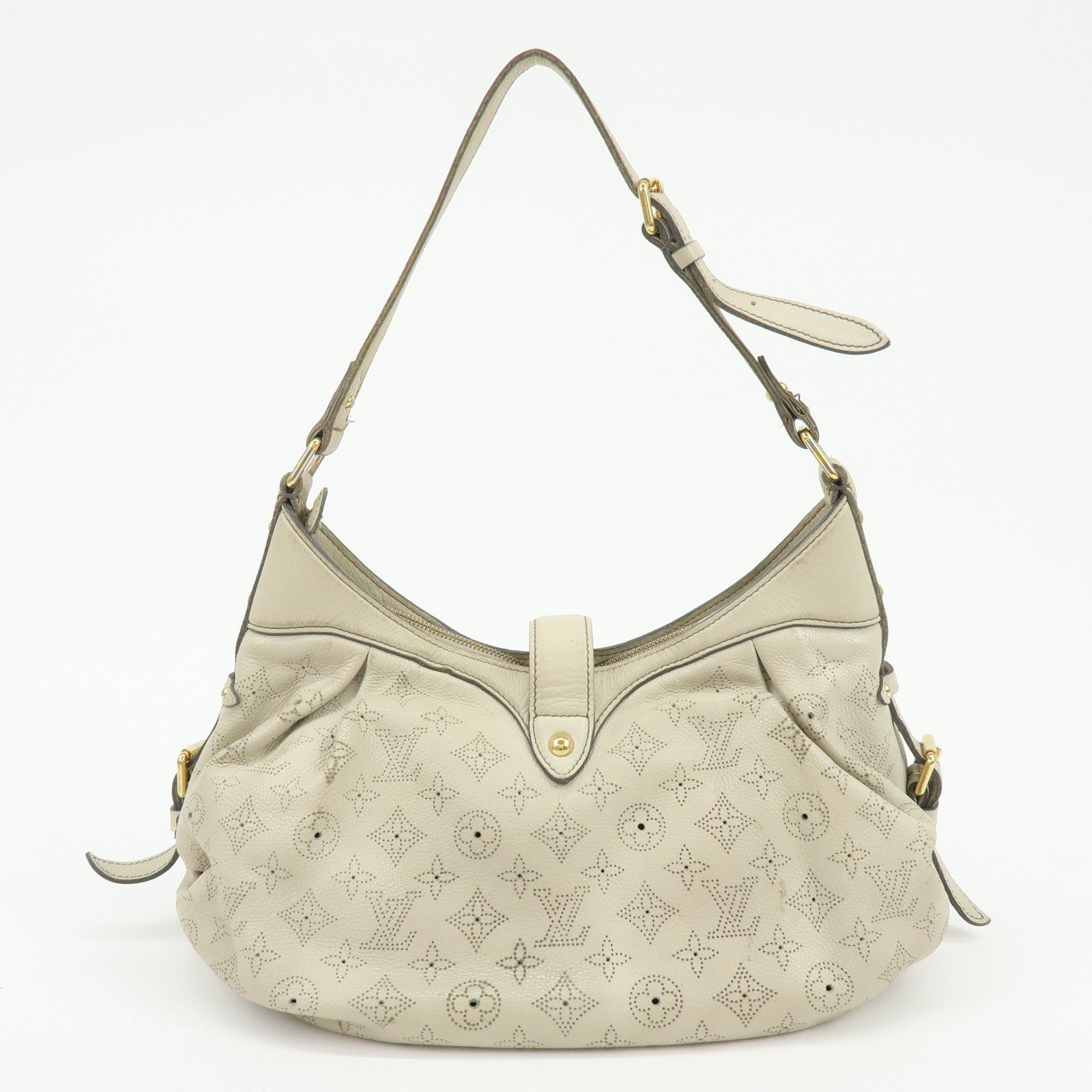 Louis Vuitton Monogram Mahina XS Shoulder Bag Gris Greige M95768
