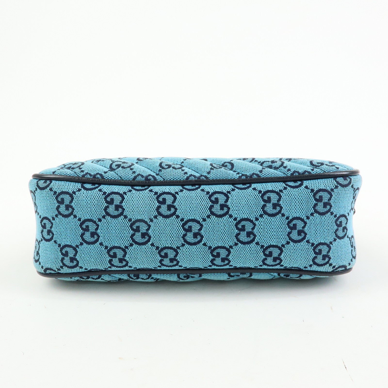 GUCCI GG Marmont Shoulder Bag Crossbody Bag Blue Dark Navy 447632