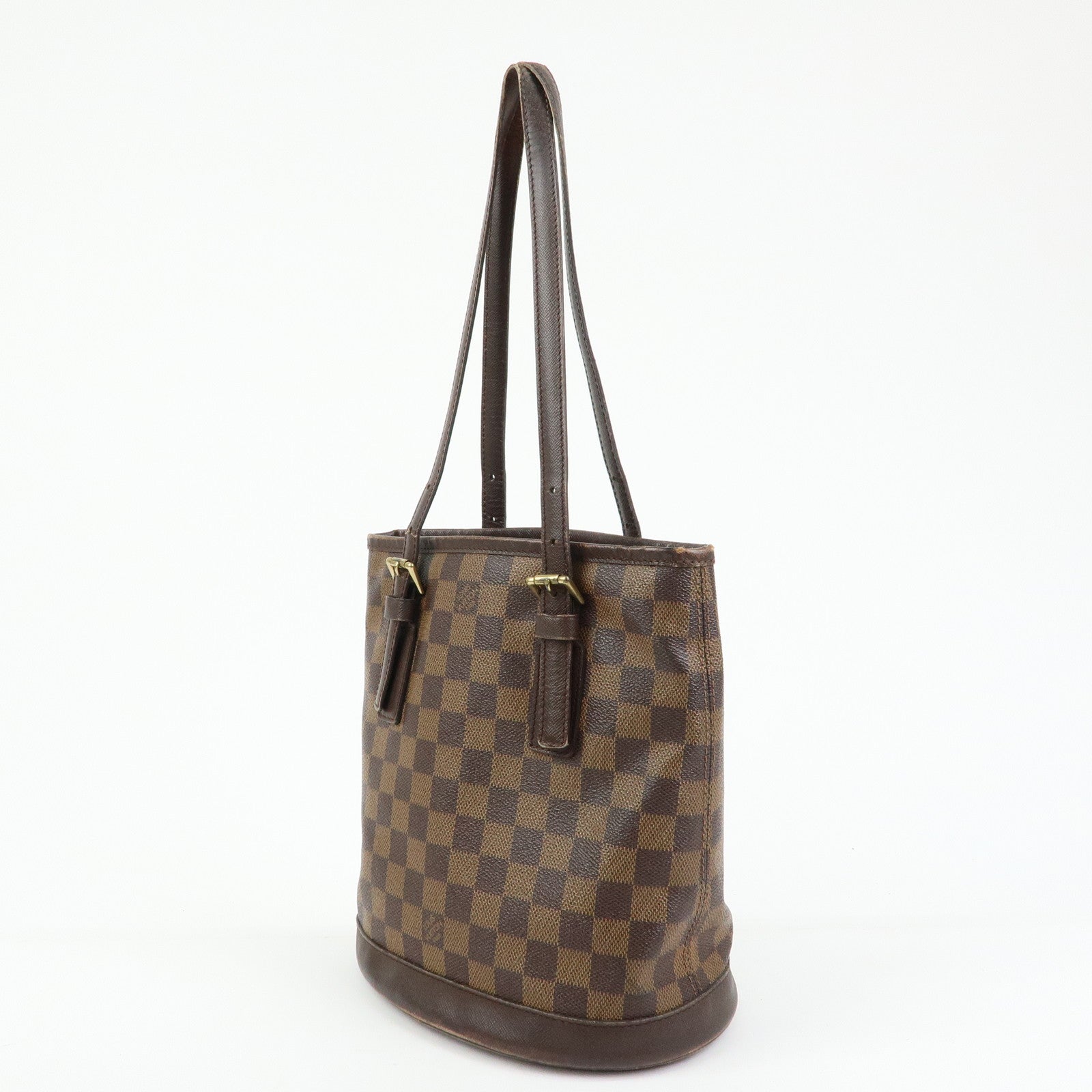 Louis Vuitton Damier Ebene Marais Tote Bag Hand Bag Brown N42240