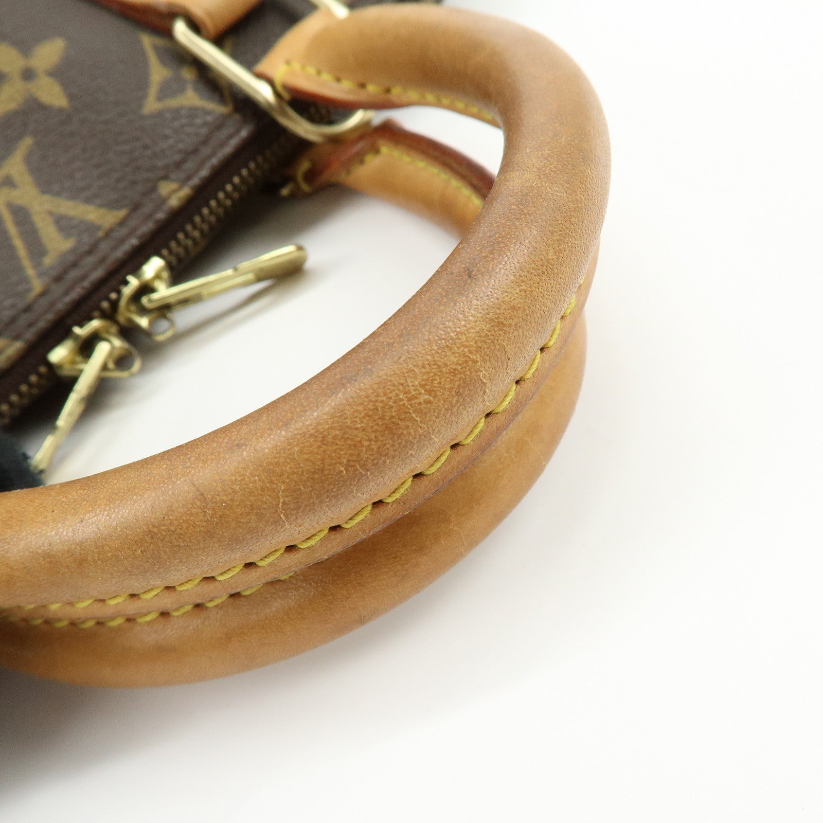 Louis Vuitton Monogram Canvas Alma Hand Bag Brown M51130