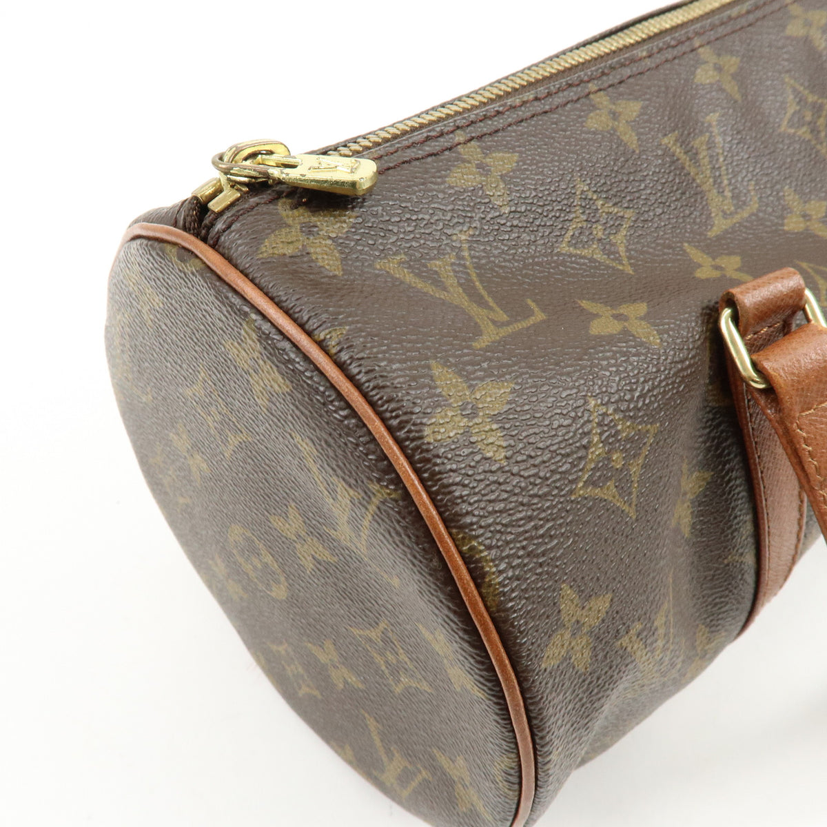 Louis Vuitton Monogram Papillon 30 Hand Bag Brown M51365