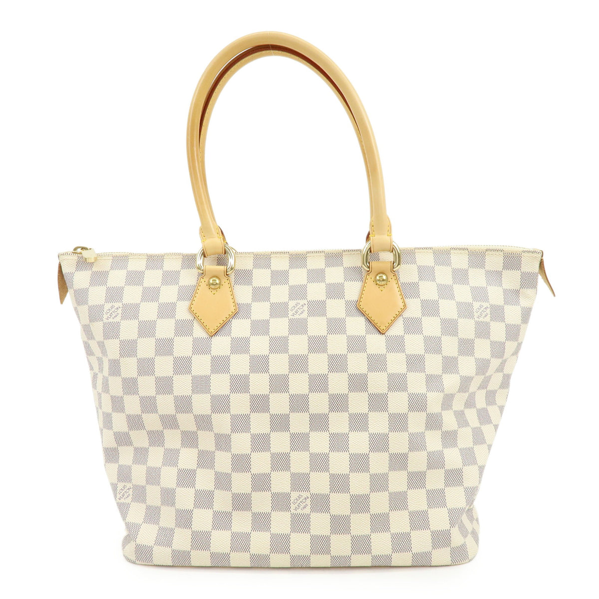 Louis Vuitton Damier Azur Saleya MM Tote Bag Hand Bag N51185