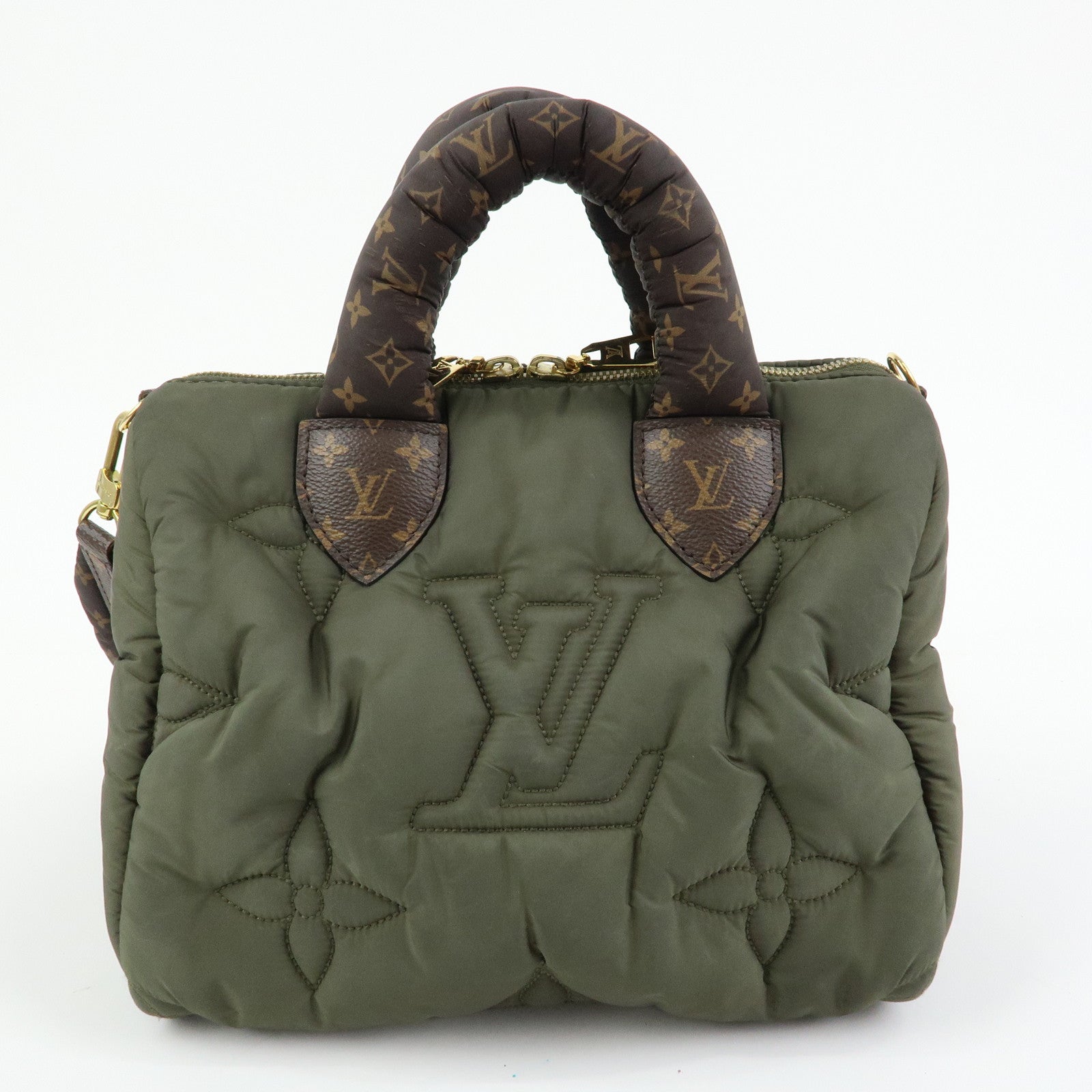 Louis Vuitton LV Pillow Speedy Bandouliere 25 2Way Bag Khaki M59009