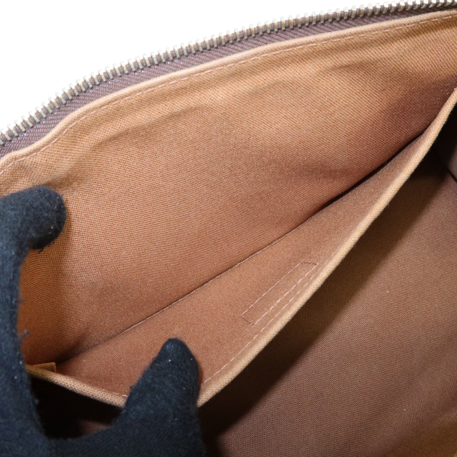 Louis Vuitton Monogram Popincourt Hand Bag Brown M40009