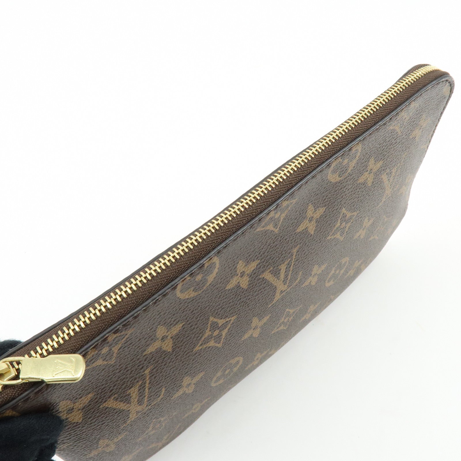 Louis Vuitton Etui Voyage PM Clutch Bag Pouch Brown M44500