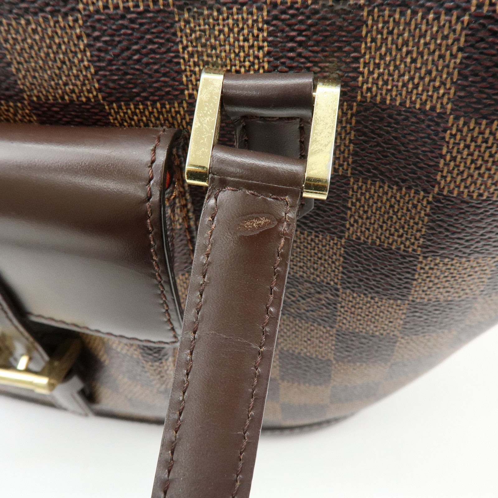 Louis Vuitton Manosque PM Damier Canvas Tote Bag Ebene N51121