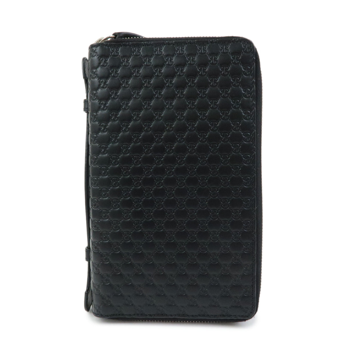 GUCCI Microguccissima Travel Document Case Organizer Black 449246