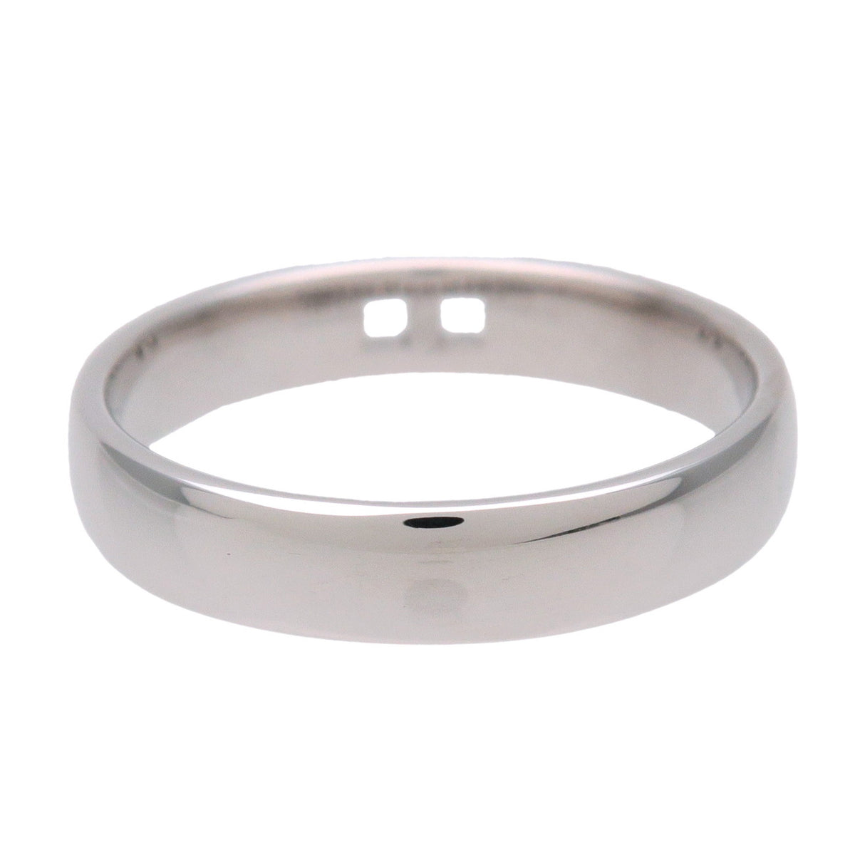 HERMES Ever Hercules 11P Diamond Ring K18 750WG White Gold #49 US5.75