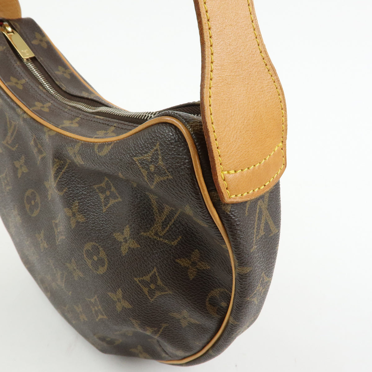 Louis Vuitton Monogram Croissant MM Shoulder Bag Brown M51512