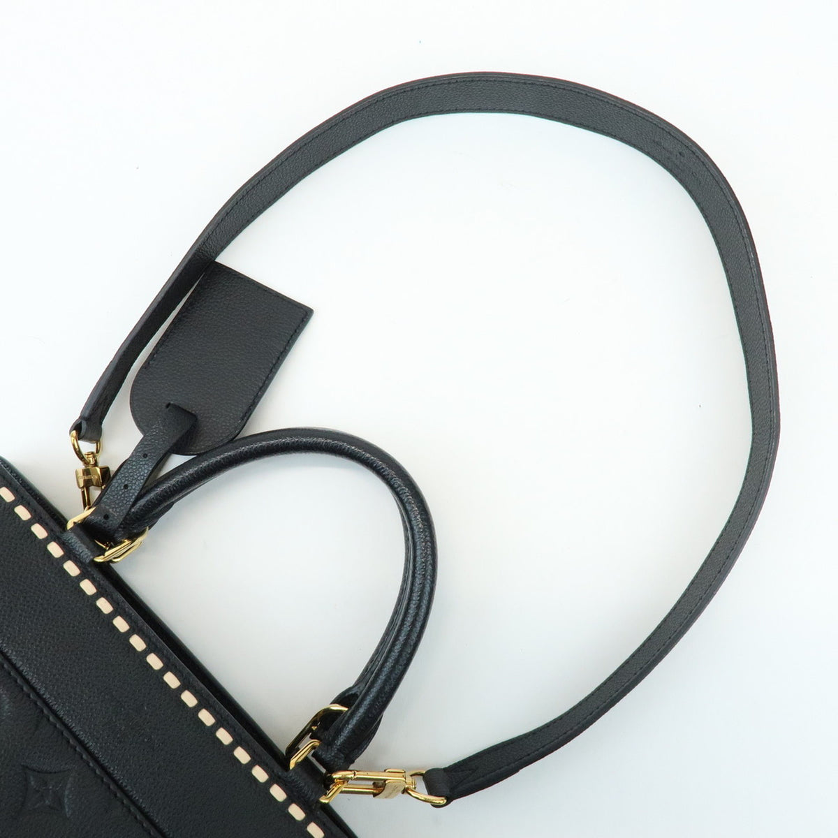 Louis Vuitton Monogram Empreinte Vosges MM Leather 2Way Bag Noir M41491