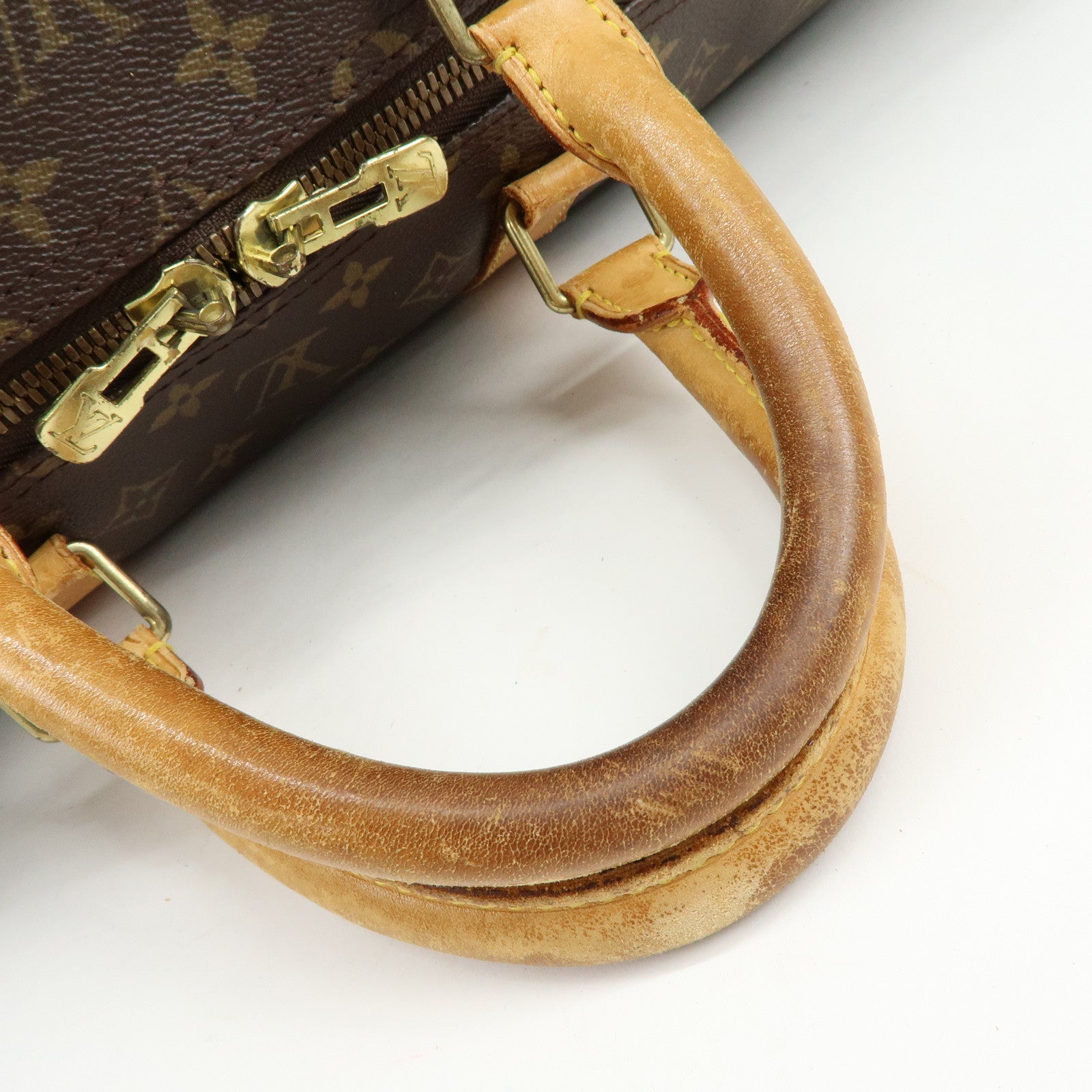 Louis Vuitton Monogram Keep All 55 Boston Bag Hand Bag Brown M41424