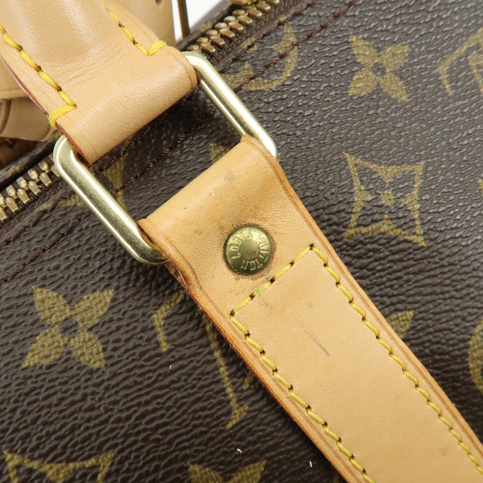 Louis Vuitton Monogram Keep All Bandouliere 55 Boston Bag M41414