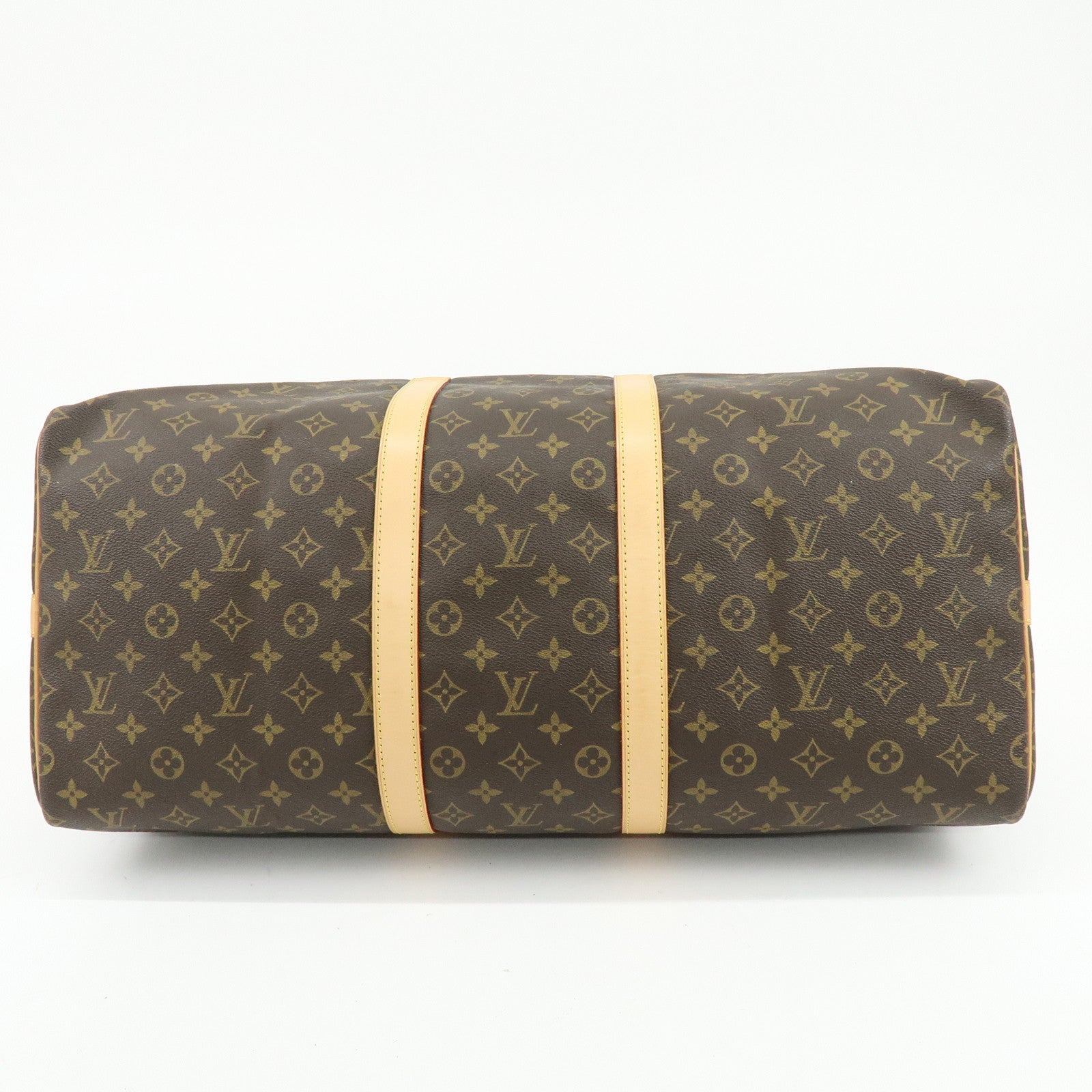 Louis Vuitton Monogram Keep All Bandouliere 55 Boston Bag M41414
