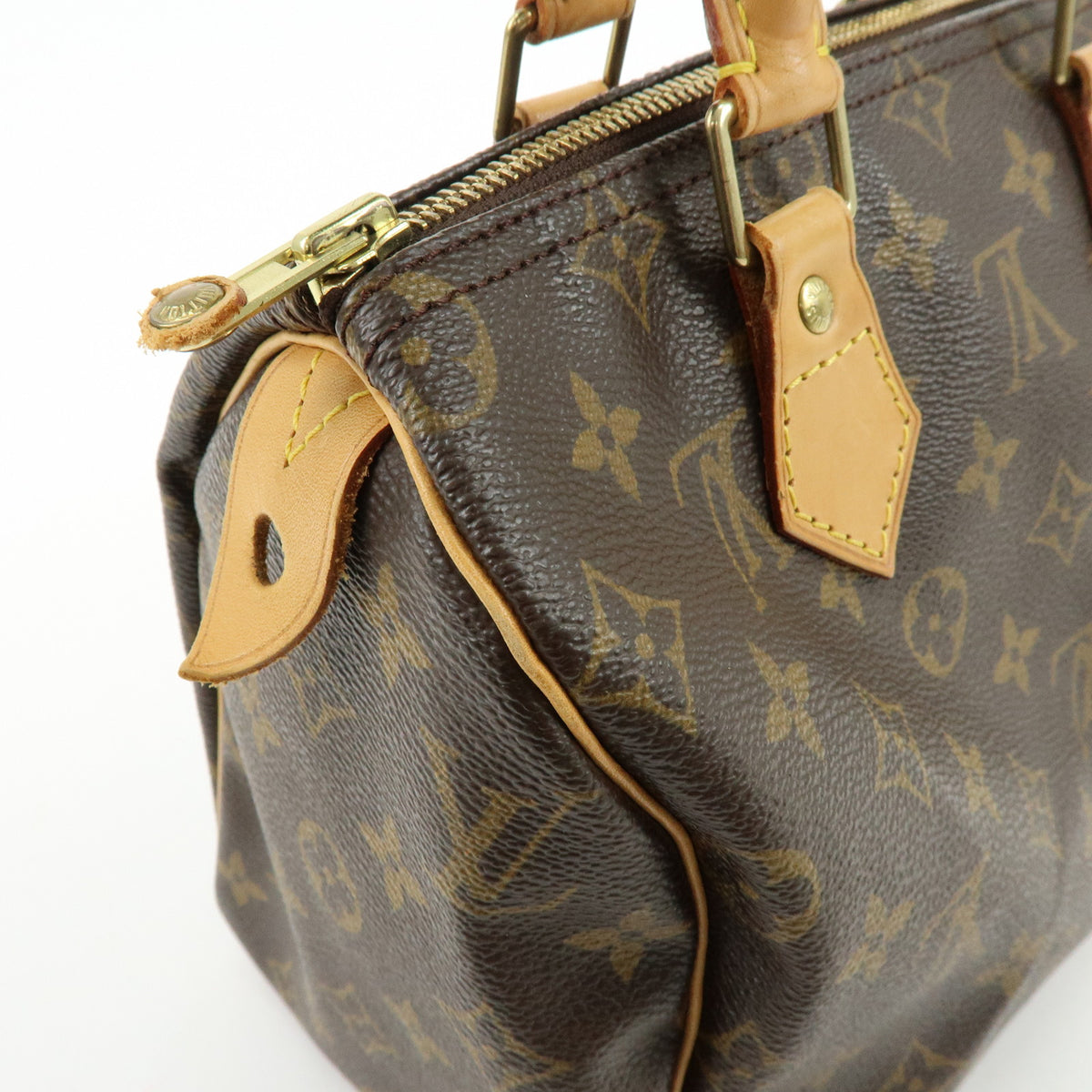 Louis Vuitton Monogram Speedy 25 Boston Bag Hand Bag Brown M41528