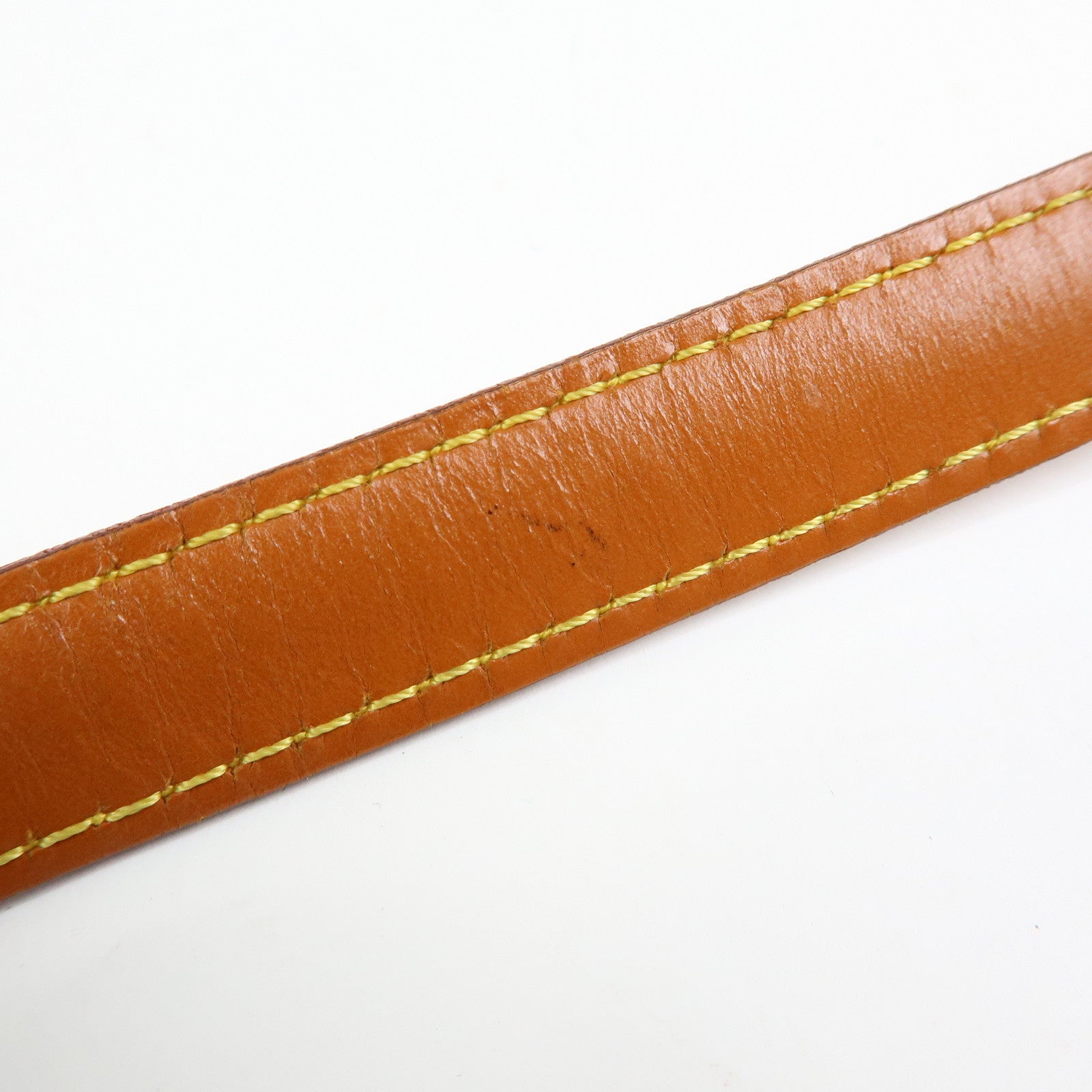 Louis Vuitton Adjustable Leather Shoulder Strap For Epi Bag Zipang Gold