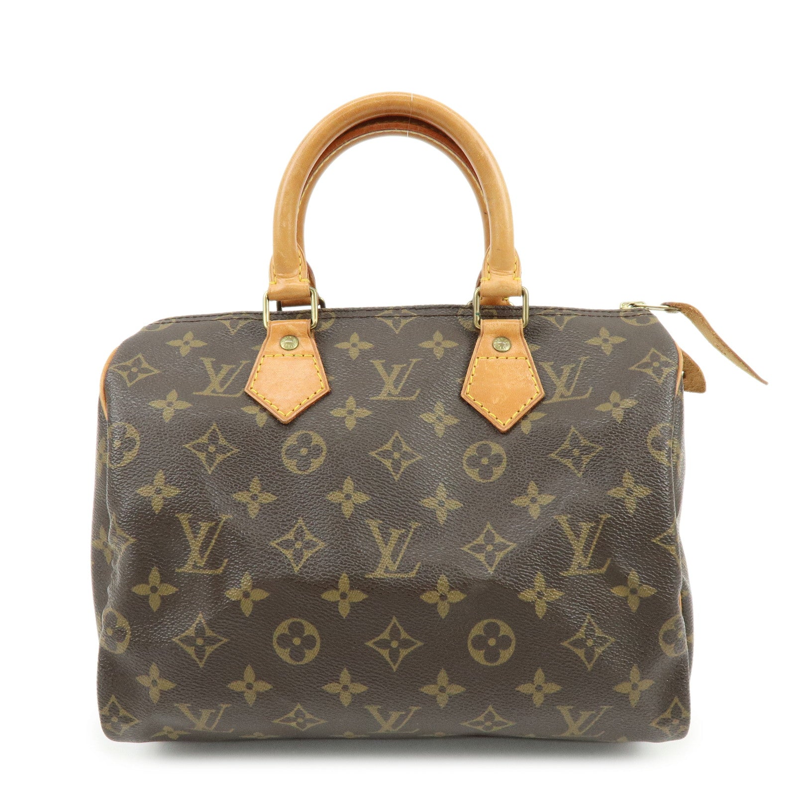 Louis Vuitton Monogram Speedy 25 Boston Bag Hand Bag Brown M41528