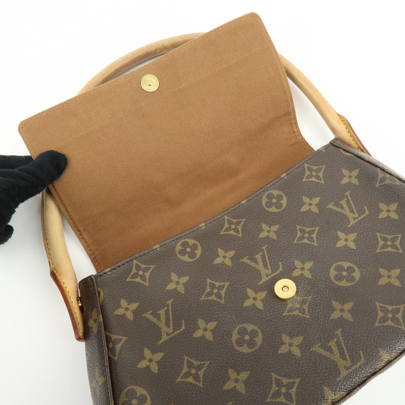 Louis Vuitton Monogram Mini Looping Shoulder Bag Brown M51147