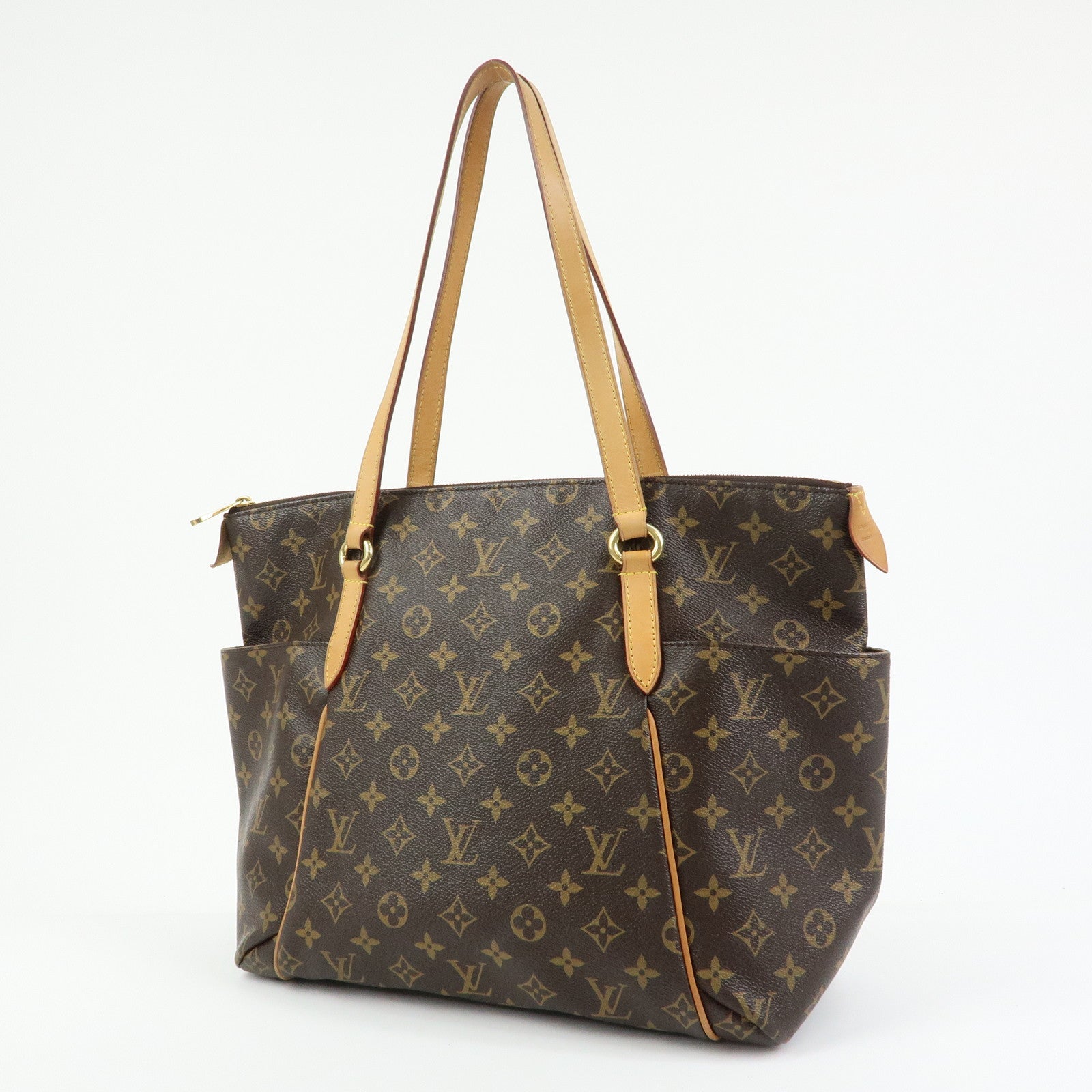 Louis Vuitton Monogram Totally MM Tote Shoulder Bag Brown M56689