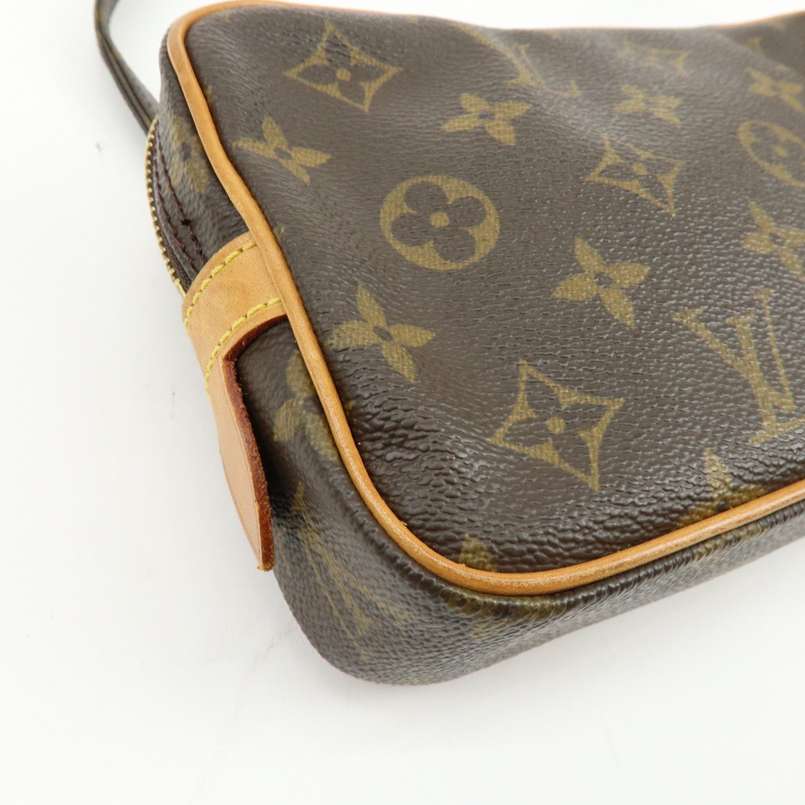 Louis Vuitton Monogram Pochette Marly Bandouliere Bag Brown M51828