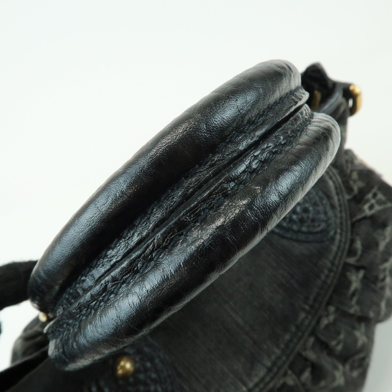 Louis Vuitton Monogram Denim Neo Cabby MM 2Way Bag Noir M95351
