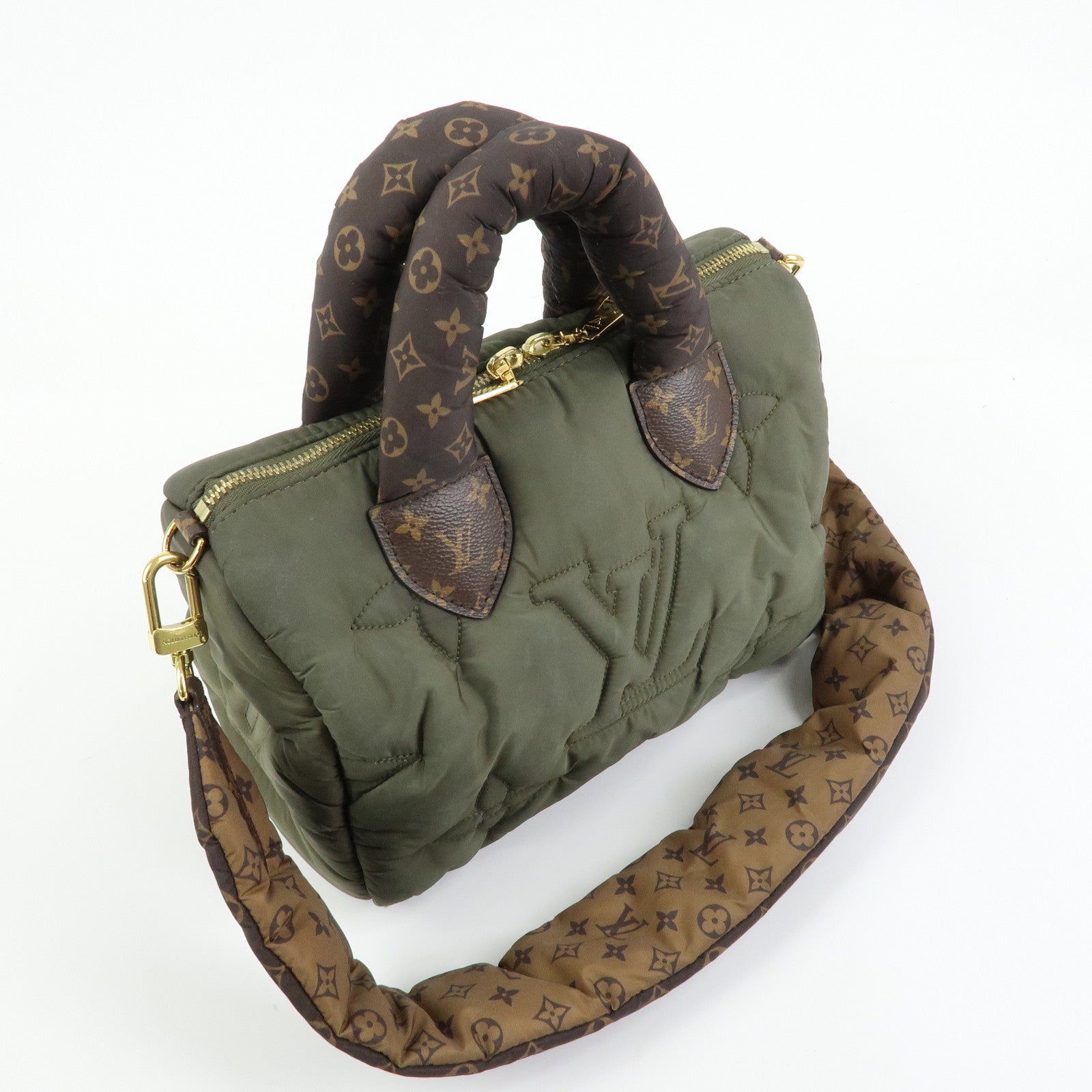 Louis Vuitton LV Pillow Speedy Bandouliere 25 2Way Bag Khaki M59009