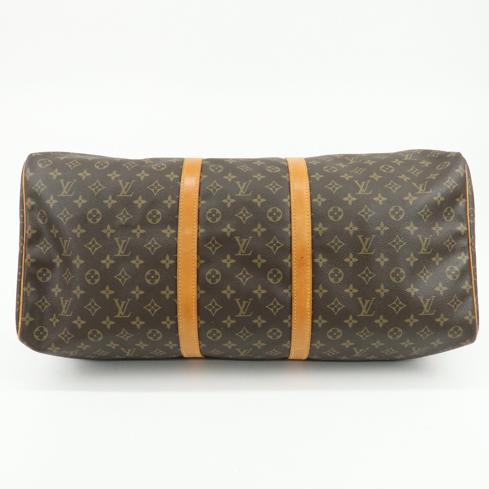 Louis Vuitton Monogram Keep All 60 Boston Bag Brown M41422