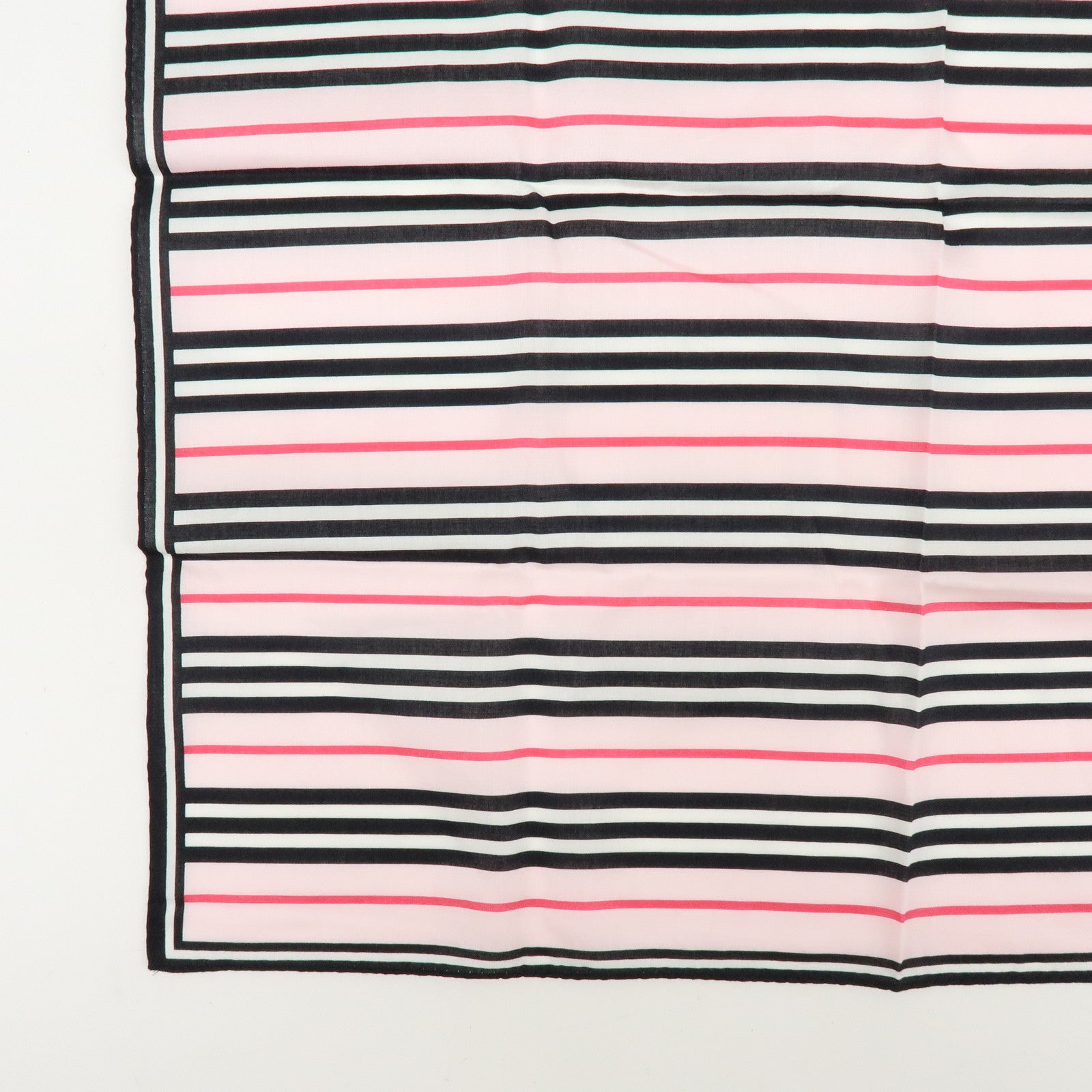 BURBERRY Set of 2 Nova Plaid Cotton 100% Handkerchief Scarf Pink Beige
