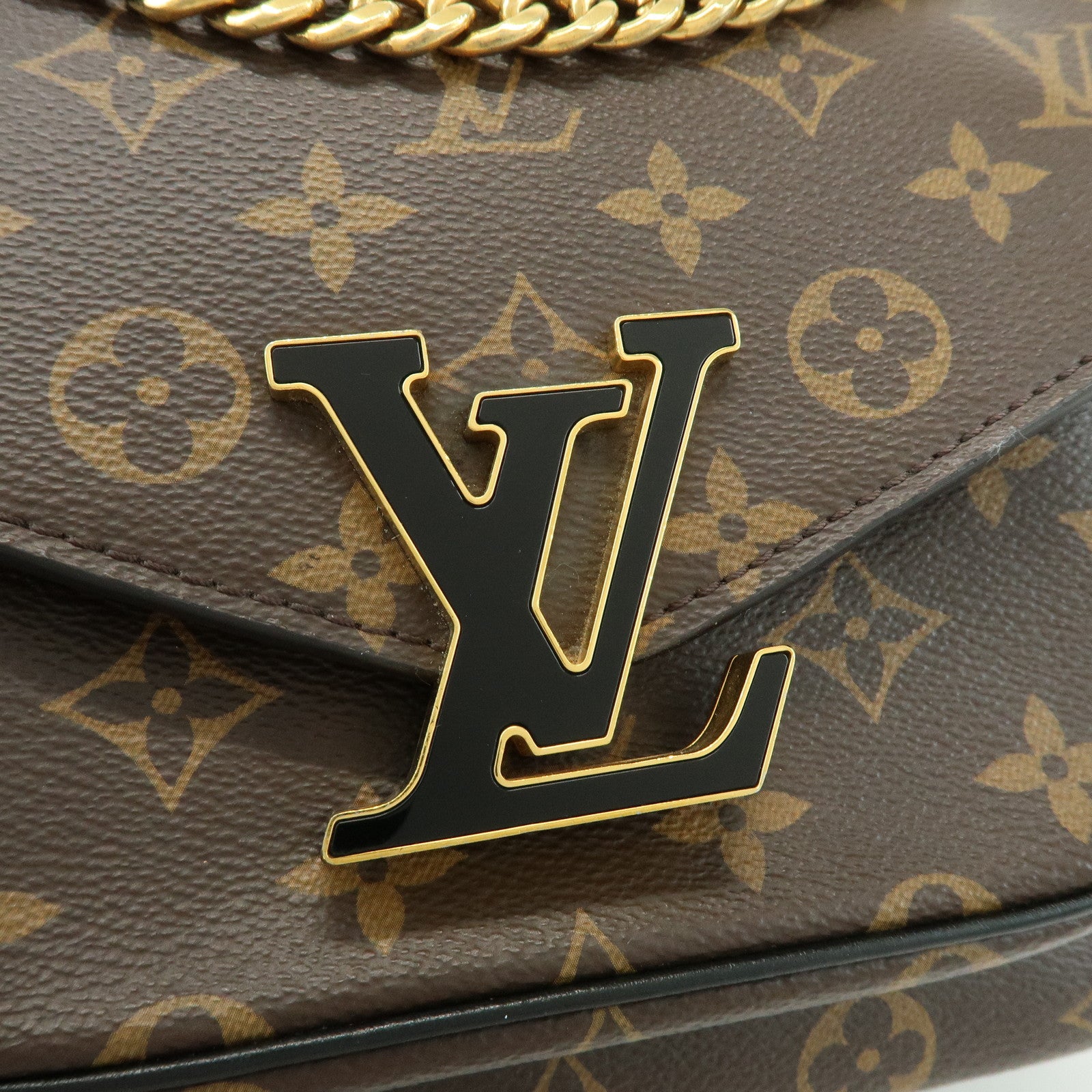 Louis Vuitton Monogram Passy Crossbody Chain Shoulder Bag M45592