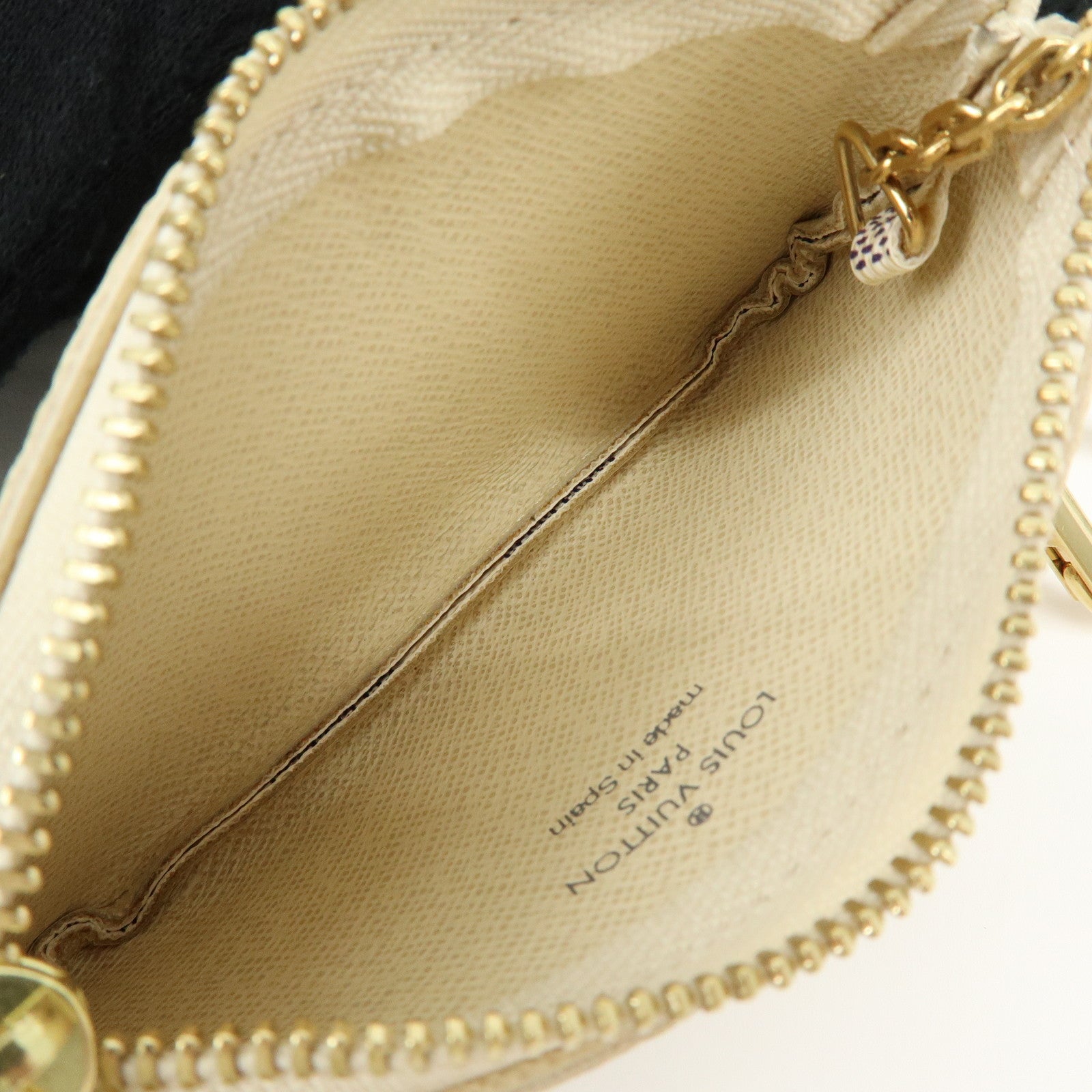 Louis Vuitton Damier Azur Pochette Cles Coin Case N62659