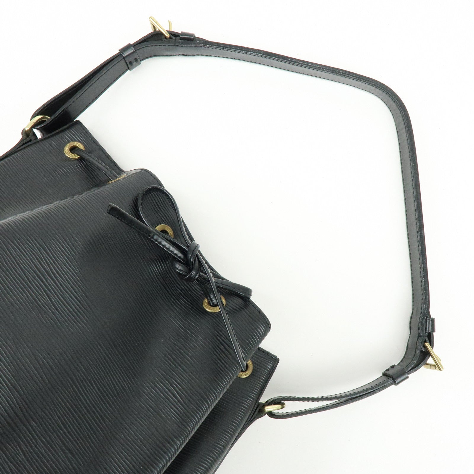 Louis Vuitton Epi Petit Noe Shoulder Bag Noir Black M44102