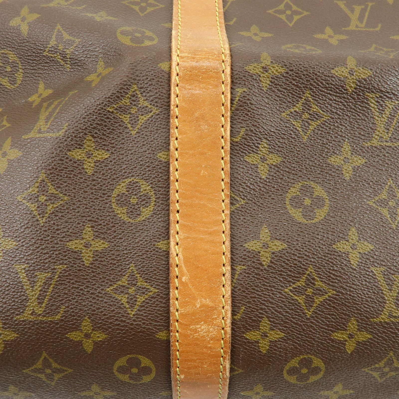Louis Vuitton Monogram Sac Souple 55 Boston Bag Brown M41622