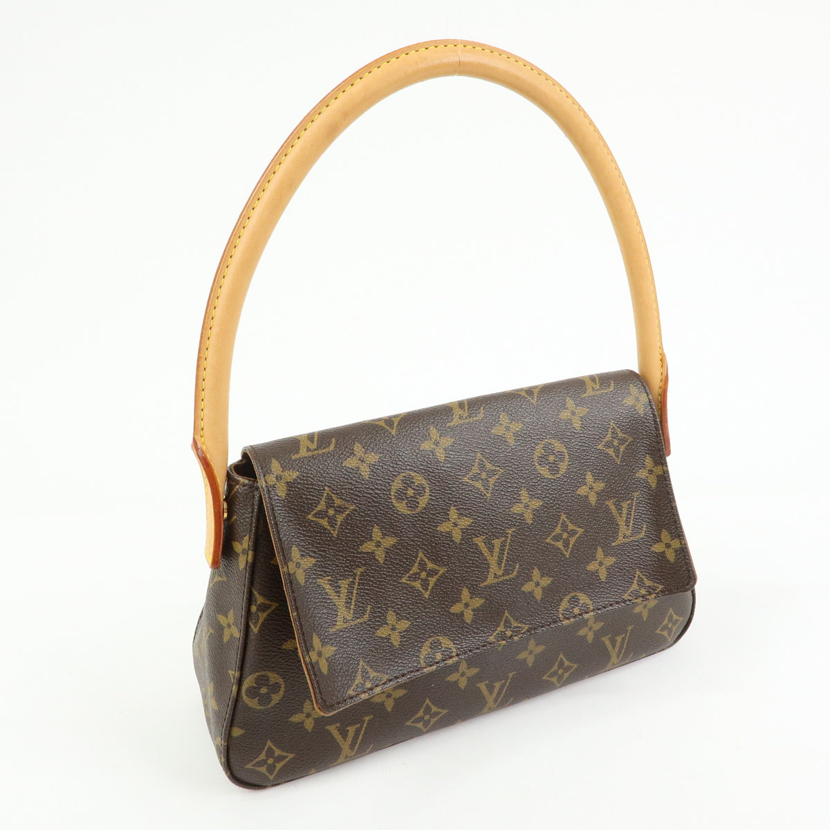 Louis Vuitton Monogram Mini Looping Shoulder Bag Brown M51147