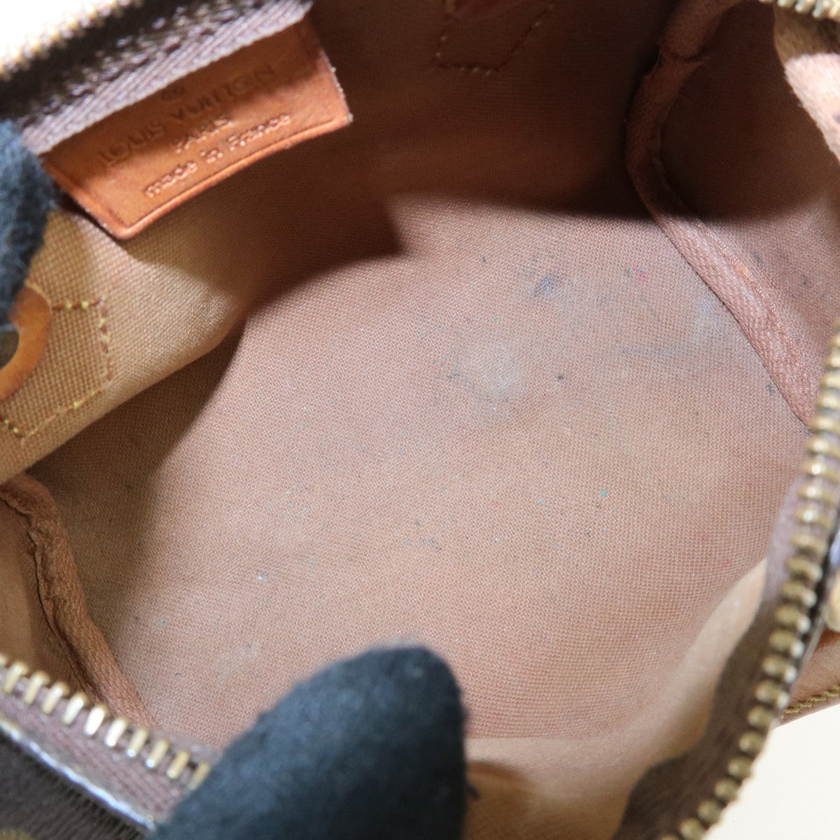 Louis Vuitton Monogram Mini Speedy Hand Bag and Strap M41534 J52315 Lot