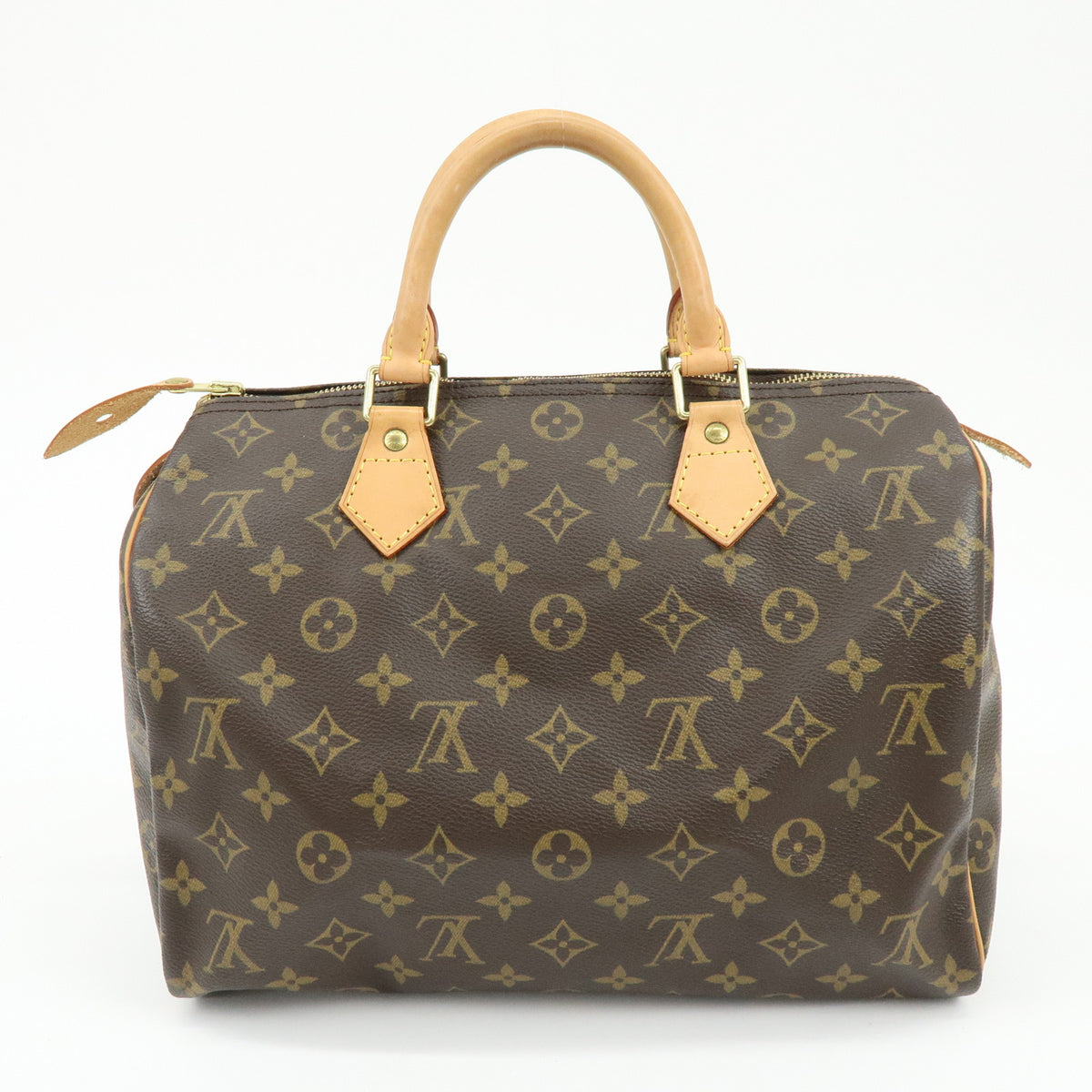 Louis Vuitton Monogram Speedy 30 Boston Bag Hand Bag Brown M41526