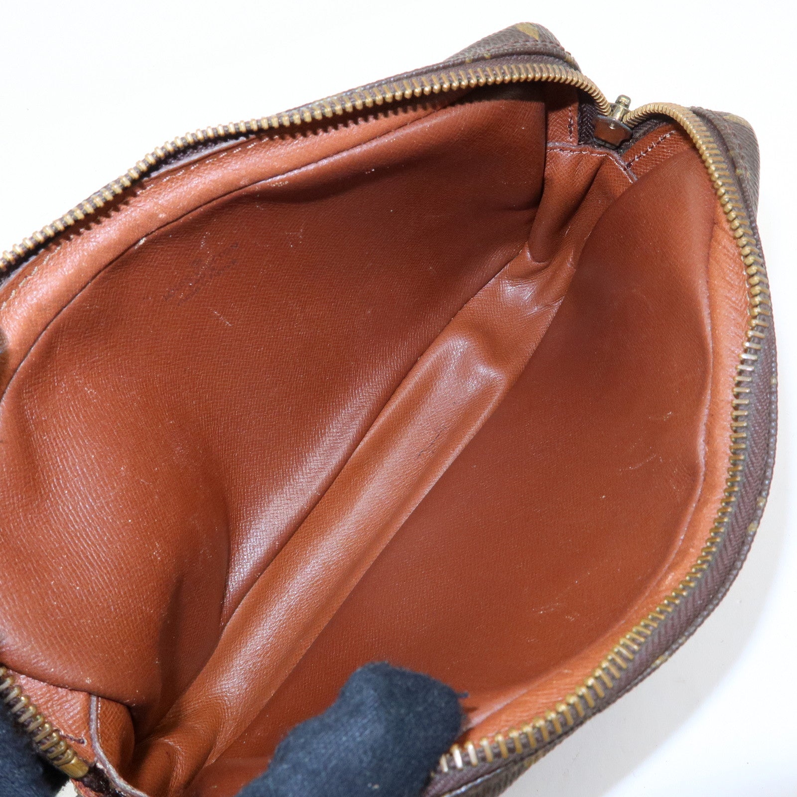 Louis Vuitton Monogram Marly Dragonne PM Clutch Bag Brown M51827