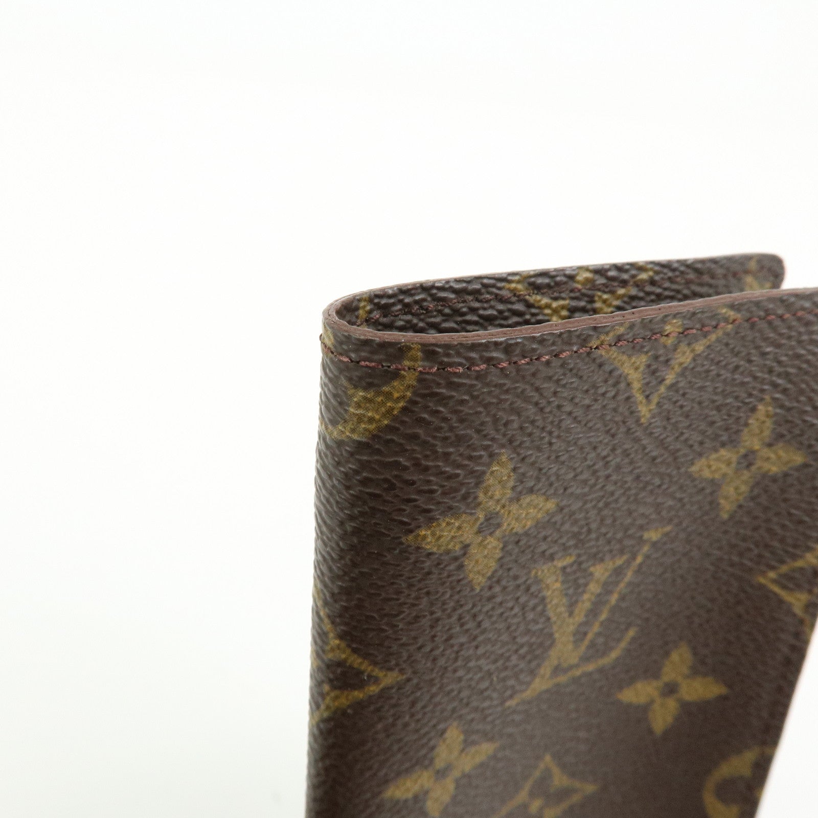 Louis Vuitton Monogram Set of 2 Glasses Case Brown M62962 M62970