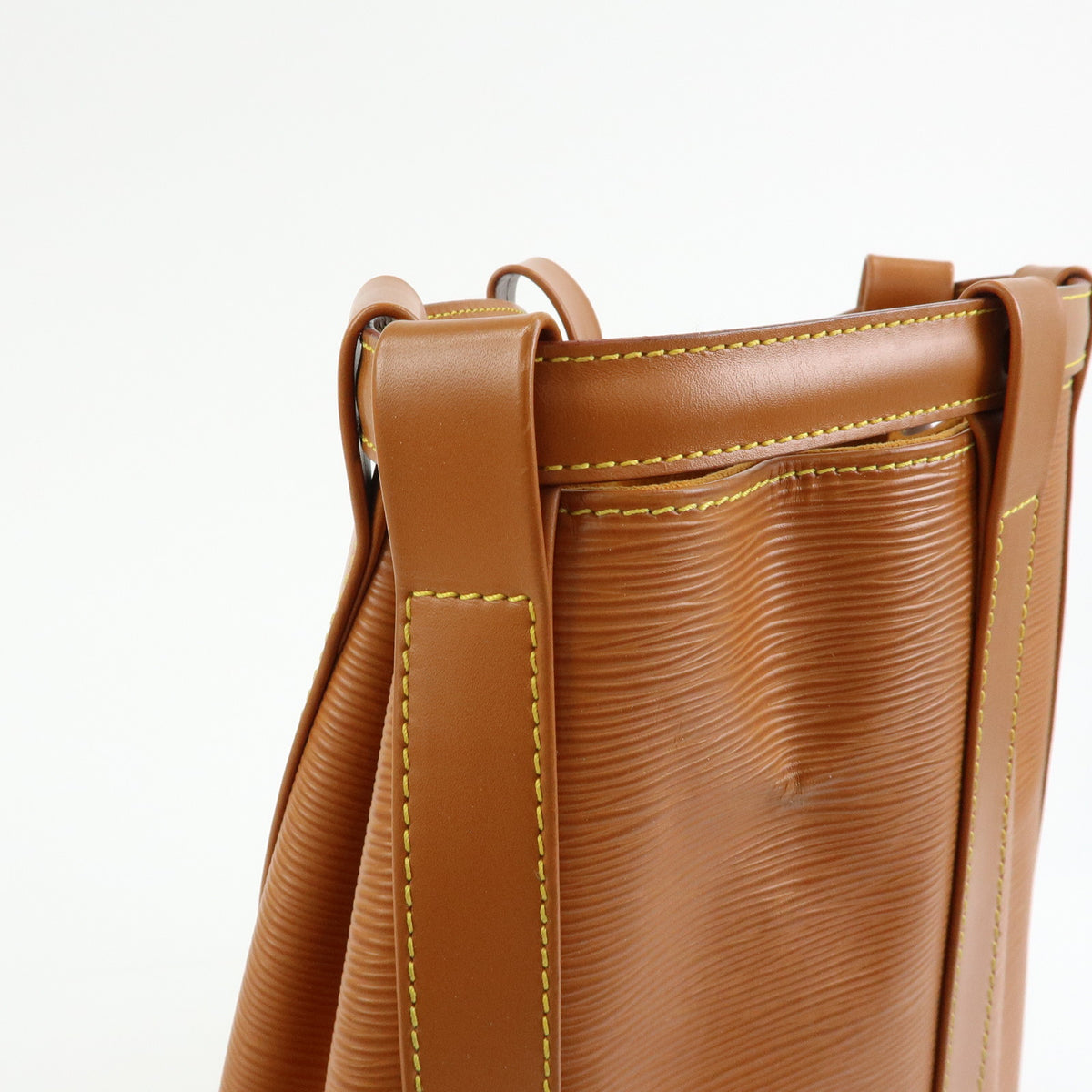 Louis Vuitton Epi Randonnee PM Shoulder Bag Zipang Gold M52358