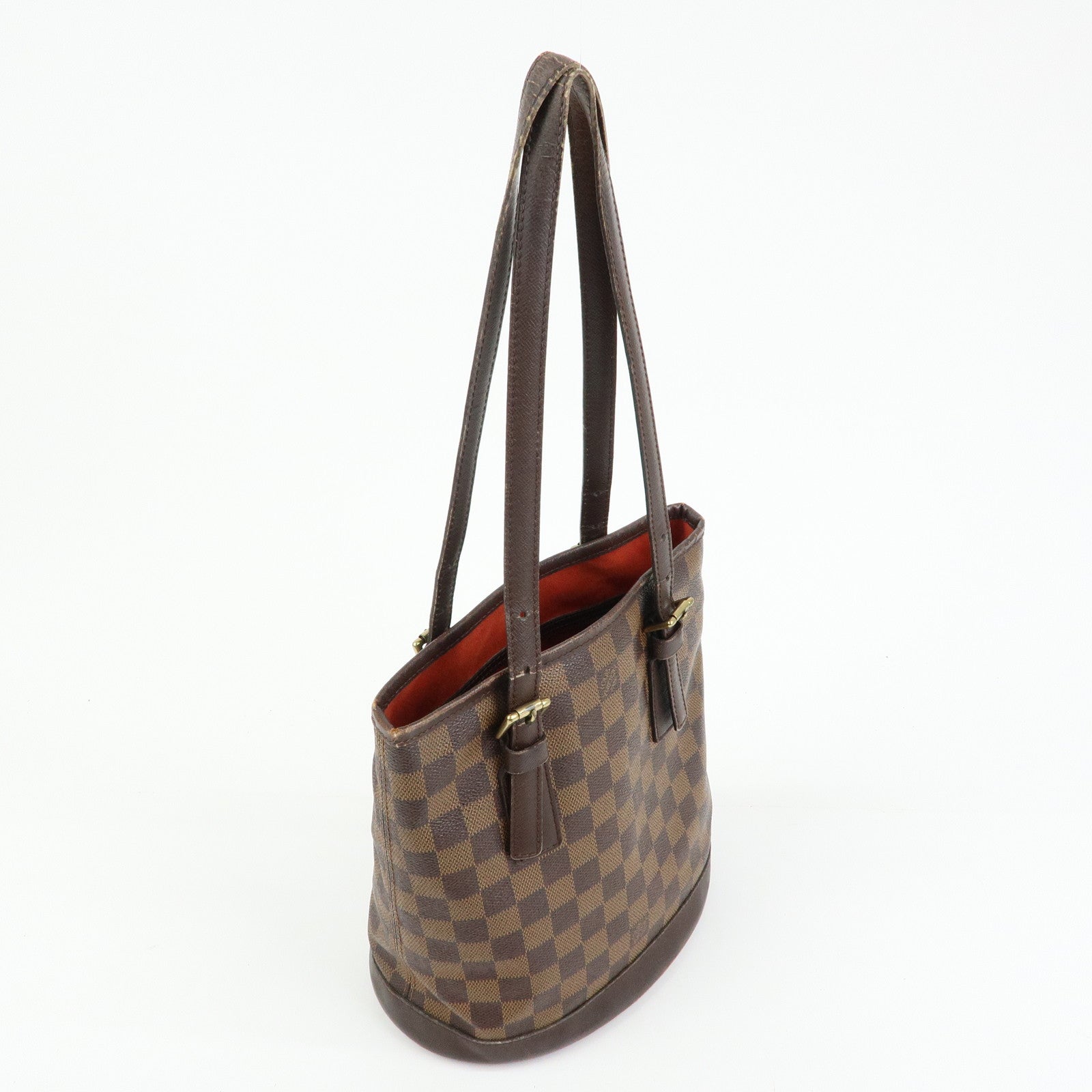 Louis Vuitton Damier Ebene Marais Tote Bag Hand Bag Brown N42240