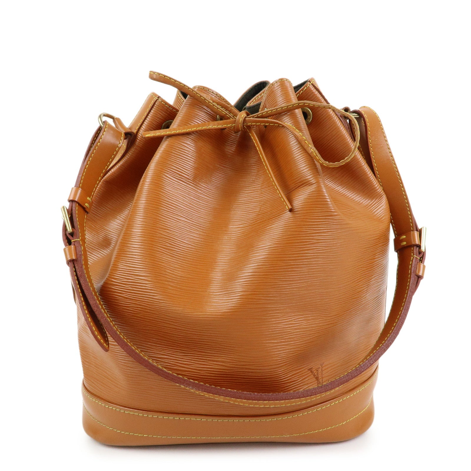 Louis Vuitton Epi Leather Noe Shoulder Bag Zipang Gold M44008