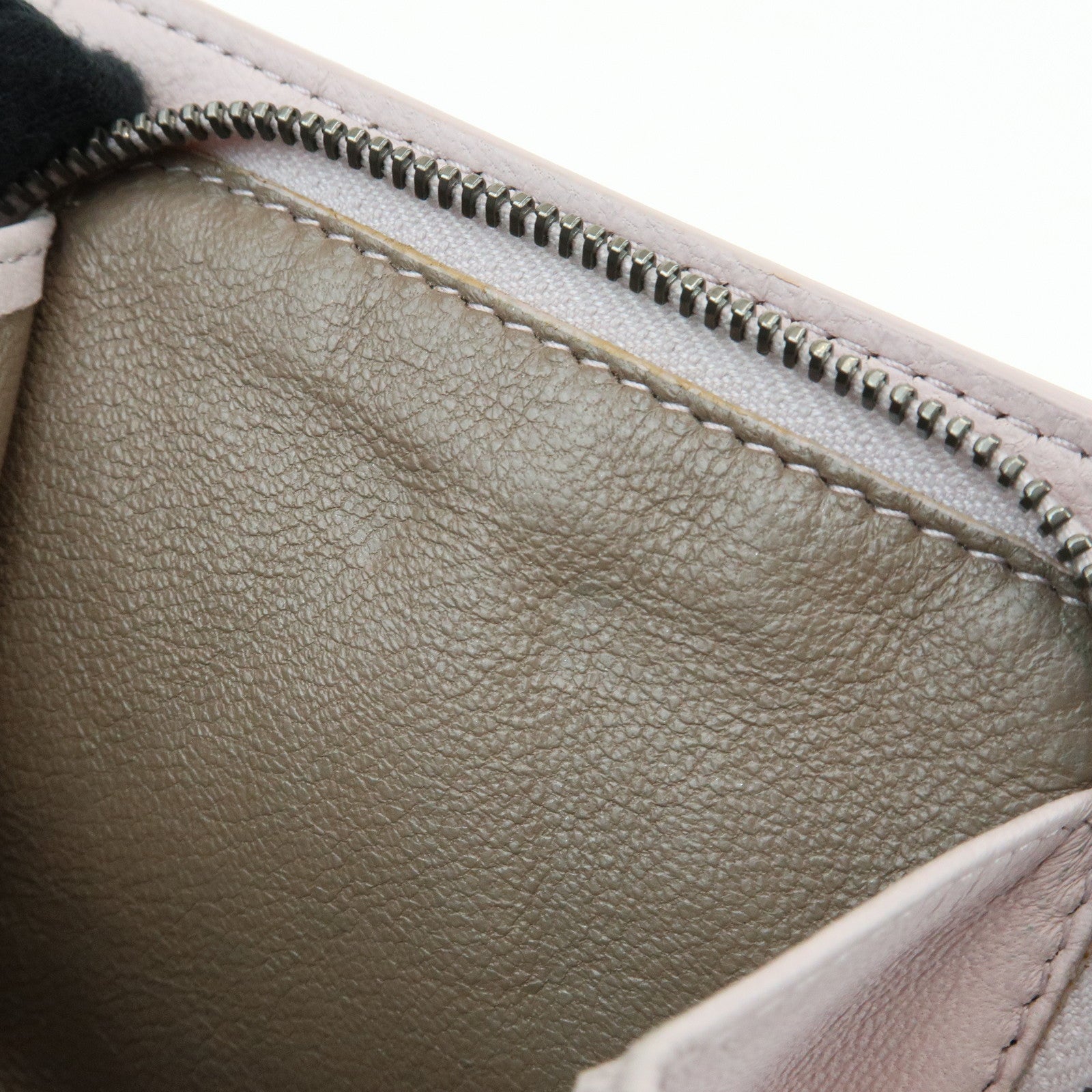 BOTTEGA VENETA Intrecciato Leather Bi-fold Comact Wallet Lavender