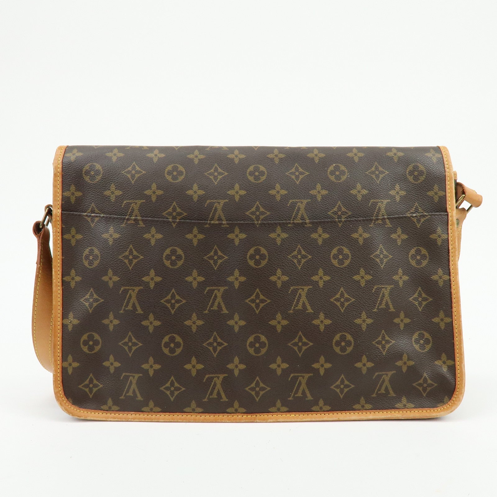 Louis Vuitton Monogram Canvas Gibeciere GM Shoulder Bag M42249